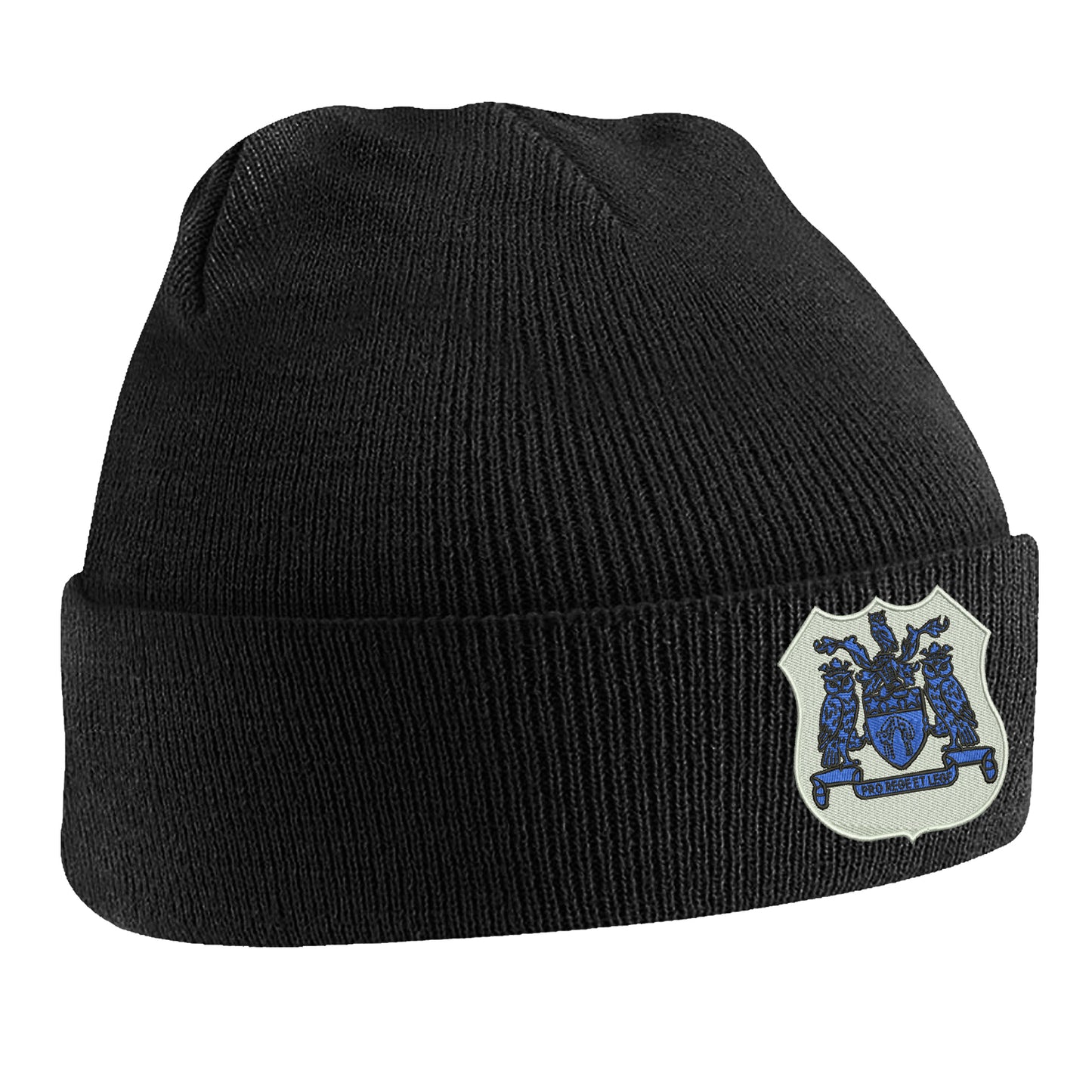 Retro Leeds 1950s Embroidered Beanie Hat