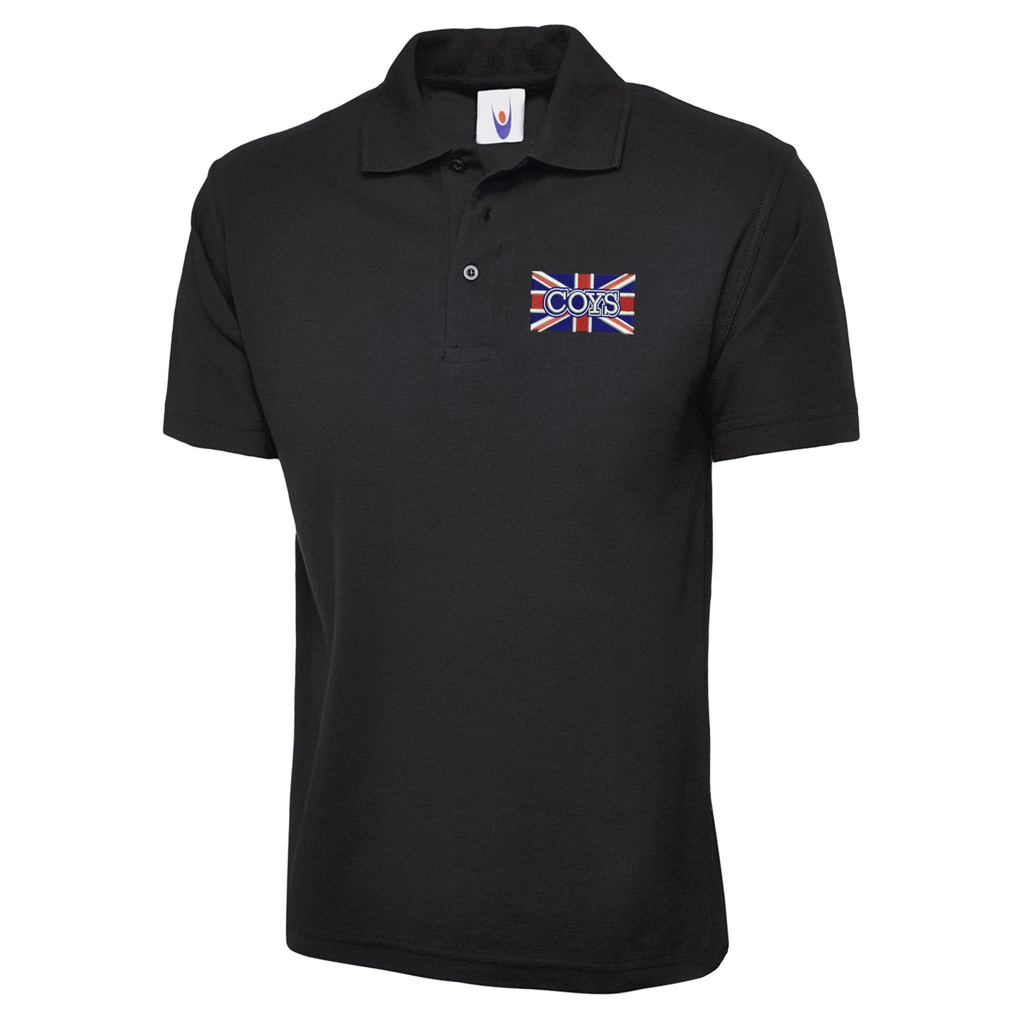 COYS Union Jack Embroidered Classic Polo Shirt