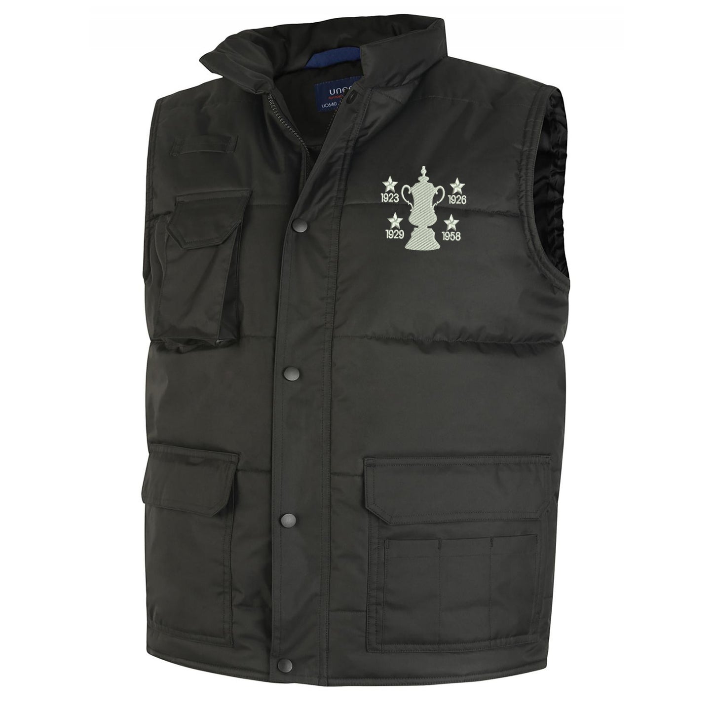 Retro Bolton Four Time Cup Winners Super Pro Body Warmer