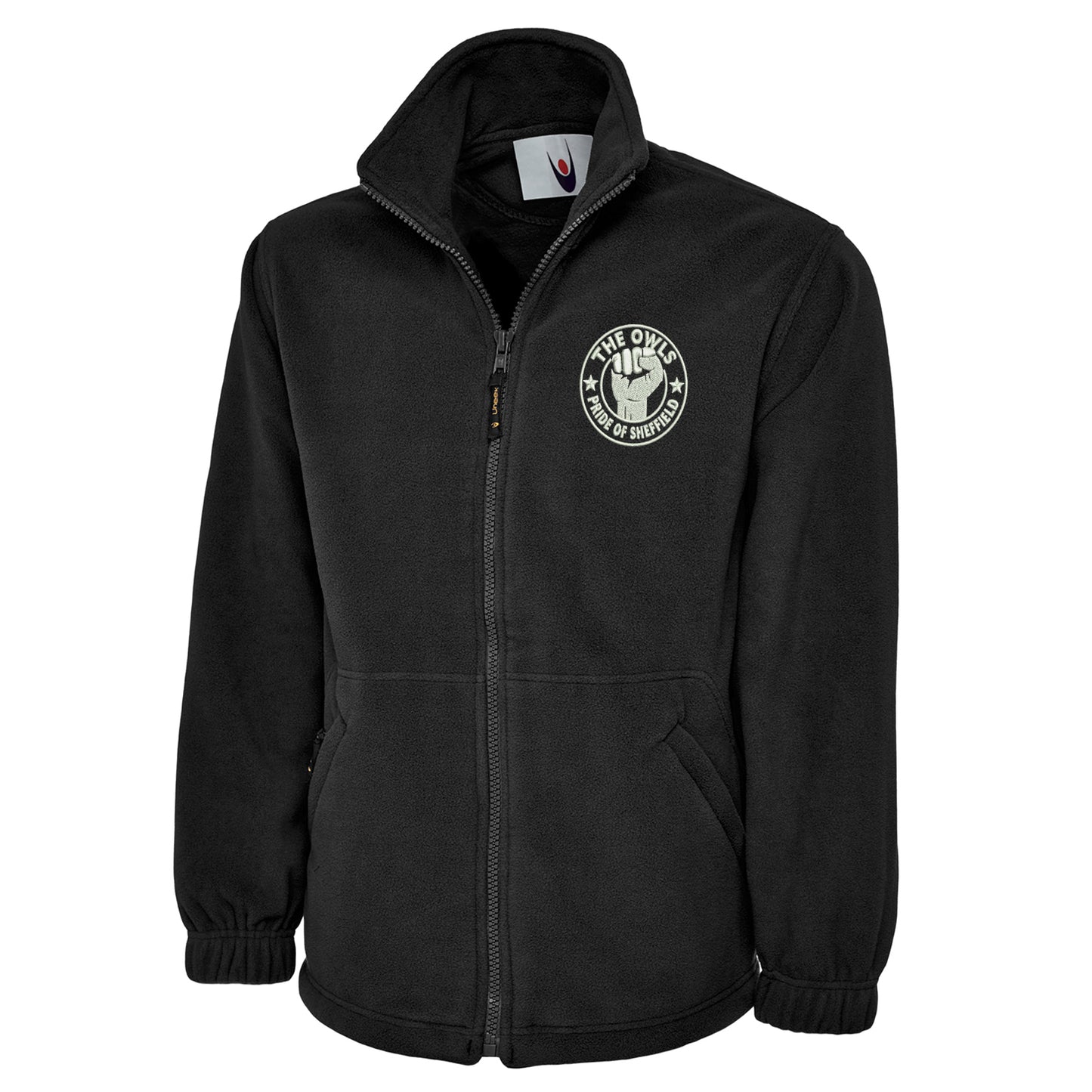 The Owls Pride of Sheffield Embroidered Premium Fleece Jacket