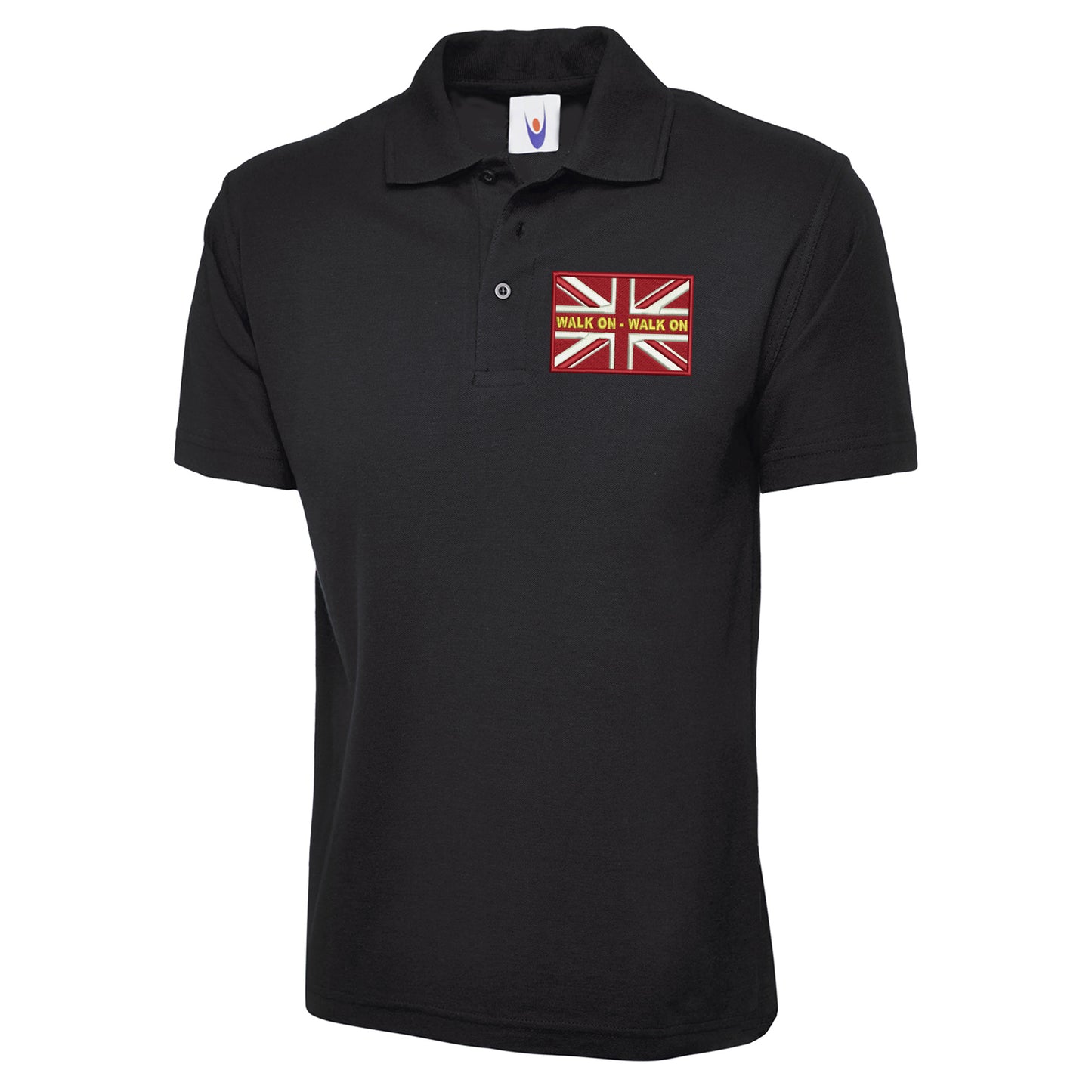 Walk On Walk On Coloured Union Jack Polo Shirt