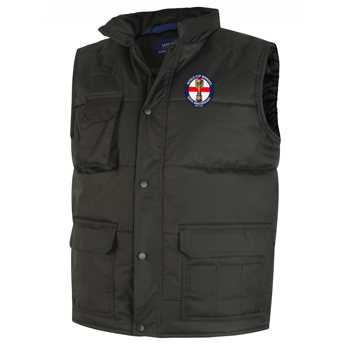 Retro England Football Bodywarmer