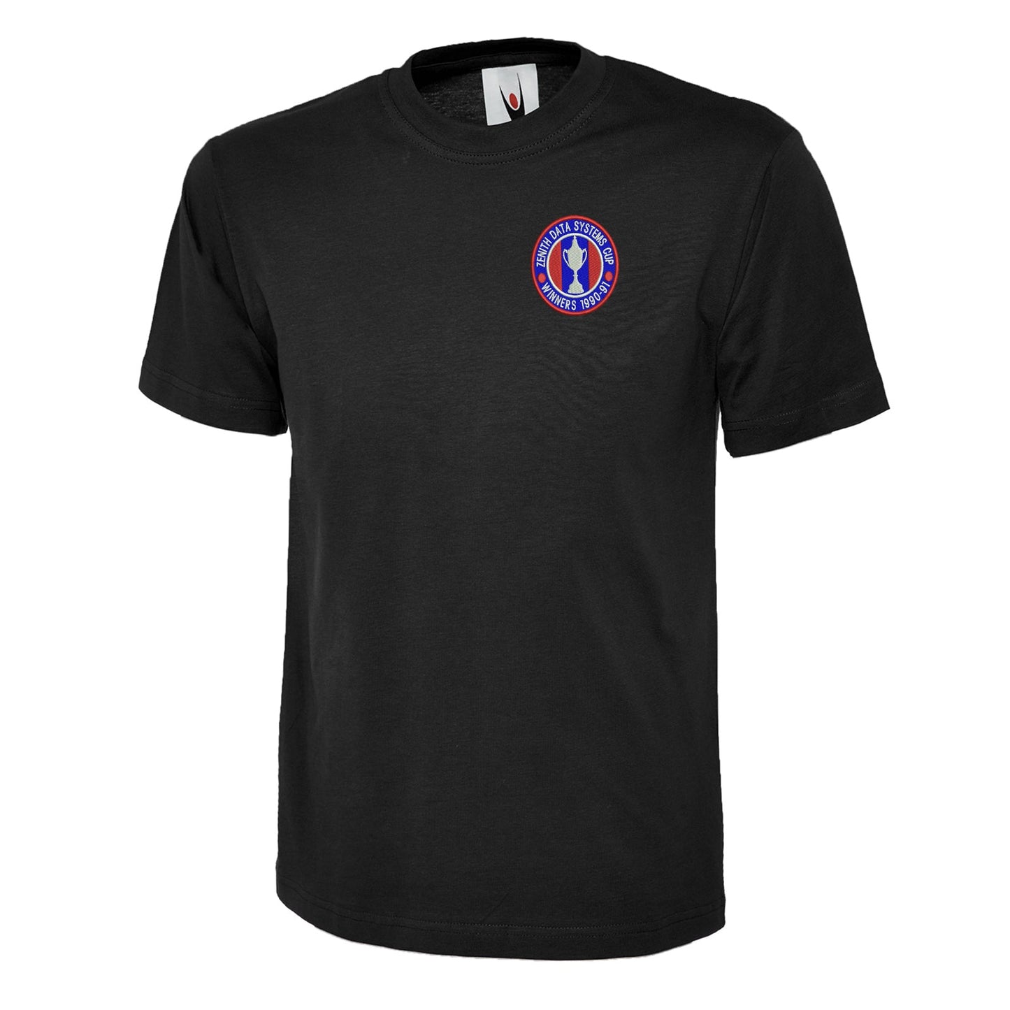 Retro Crystal Palace Zenith Data Systems Cup Winners 1991 Embroidered Children's T-Shirt