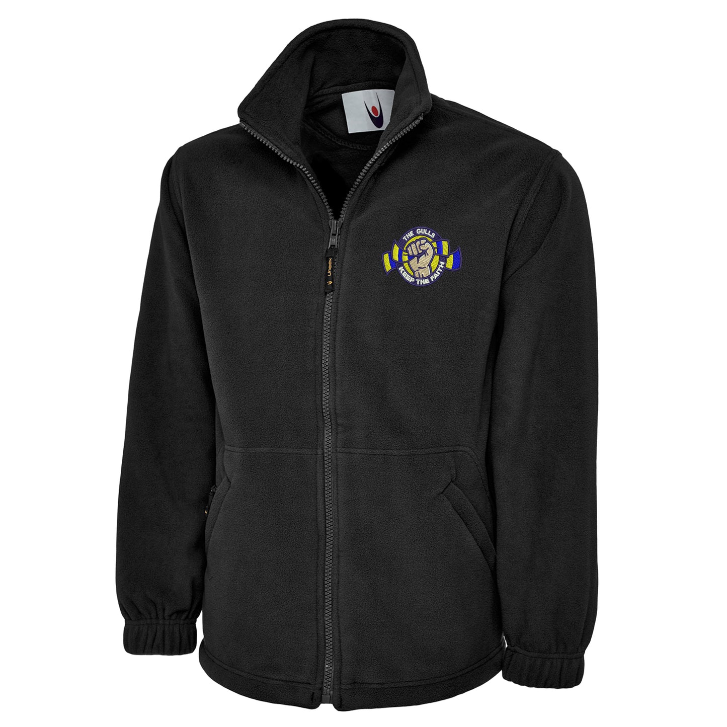 The Gulls Keep The Faith Embroidered Premium Fleece Jacket