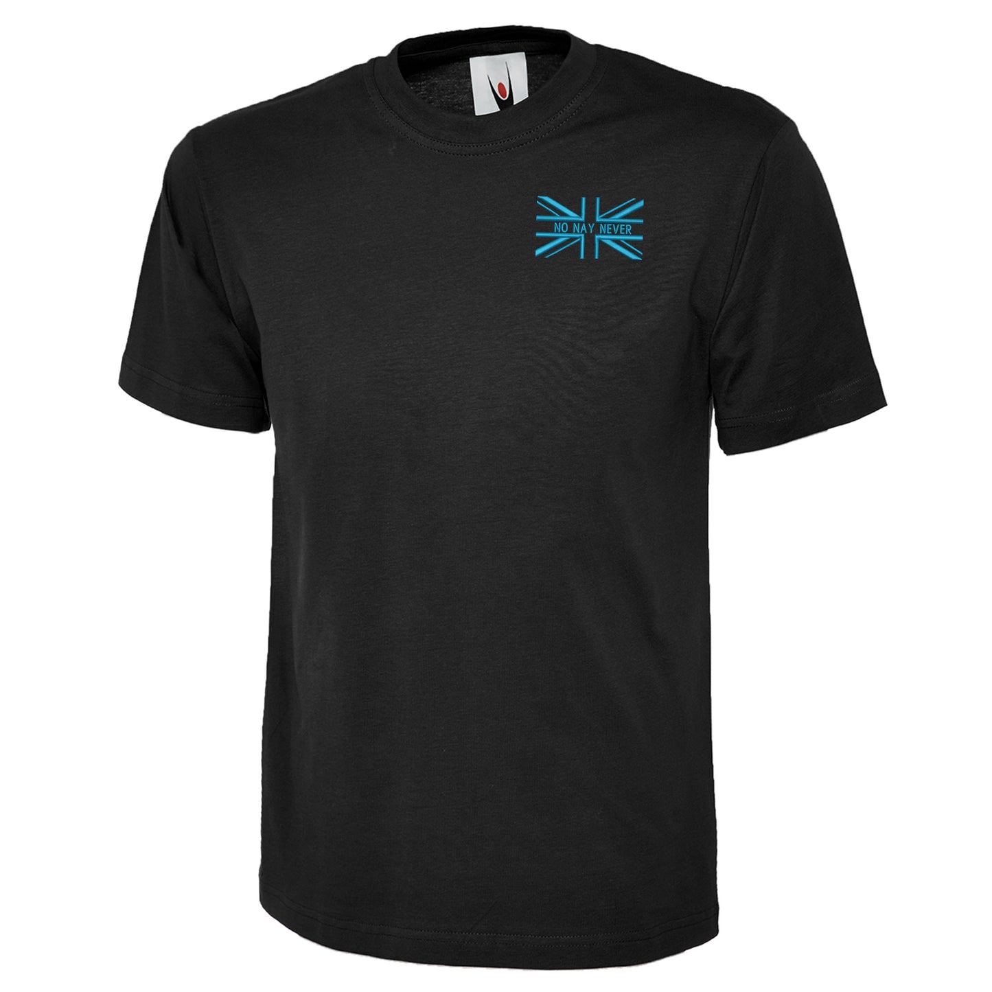 No Nay Never Union Jack Embroidered Classic T-Shirt