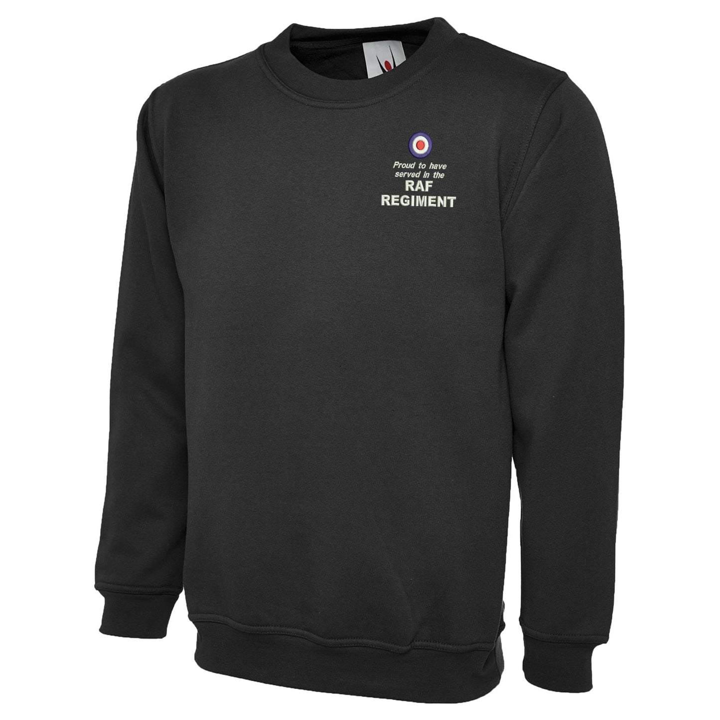 Proud to Have Served in The RAF Regiment Embroidered Classic Sweatshirt
