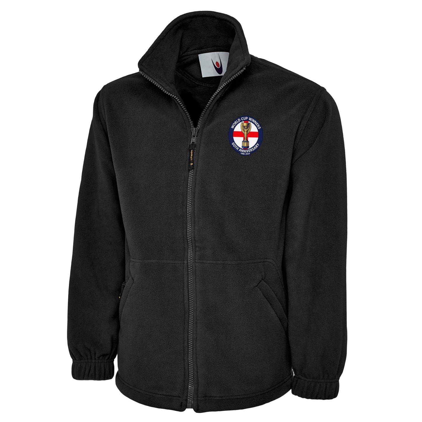Retro England Football Fleece Jacket