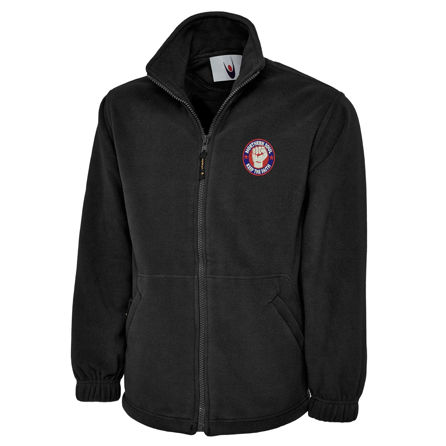 Northern Soul Keep The Faith Embroidered Premium Fleece