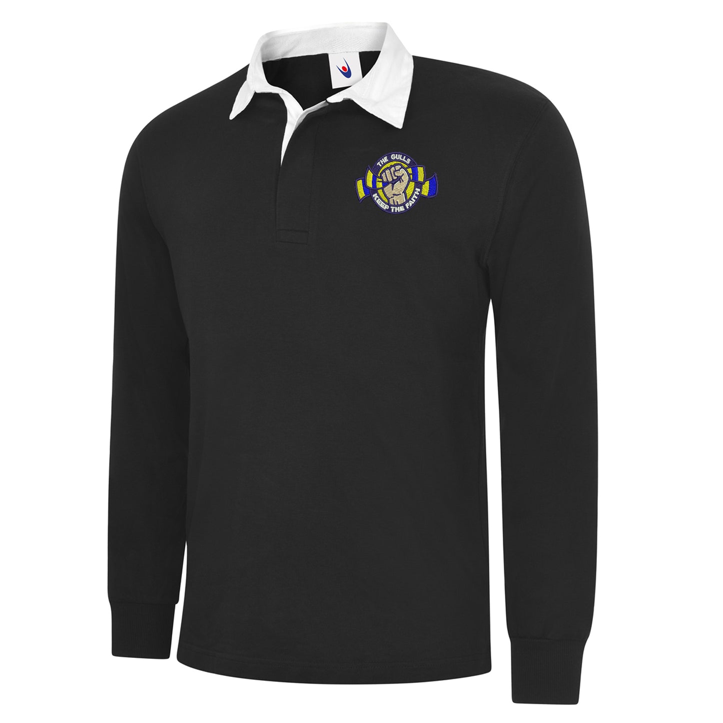 The Gulls Keep The Faith Embroidered Classic Rugby Shirt