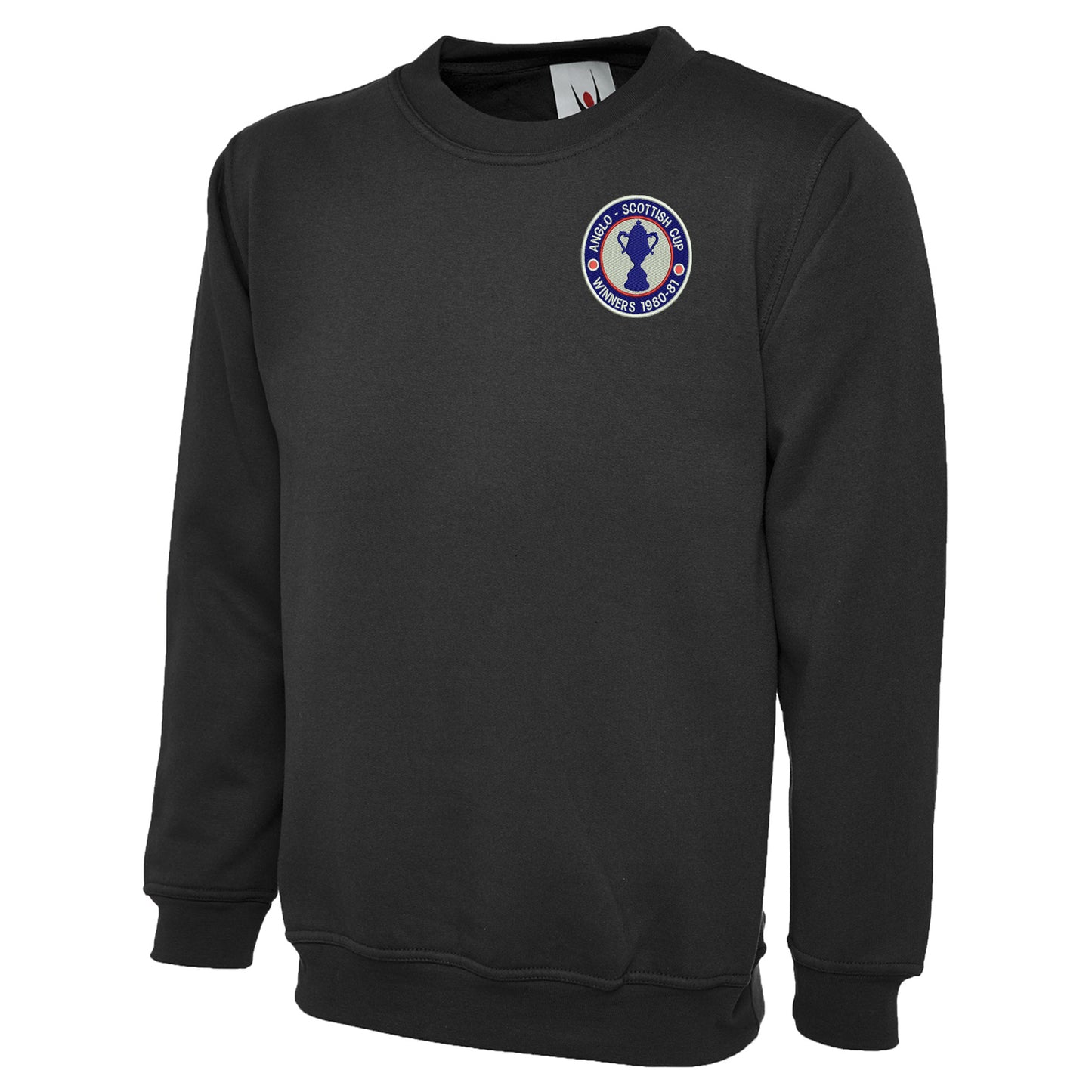 Retro Chesterfield Anglo-Scottish Cup Winners 1981 Embroidered Classic Sweatshirt