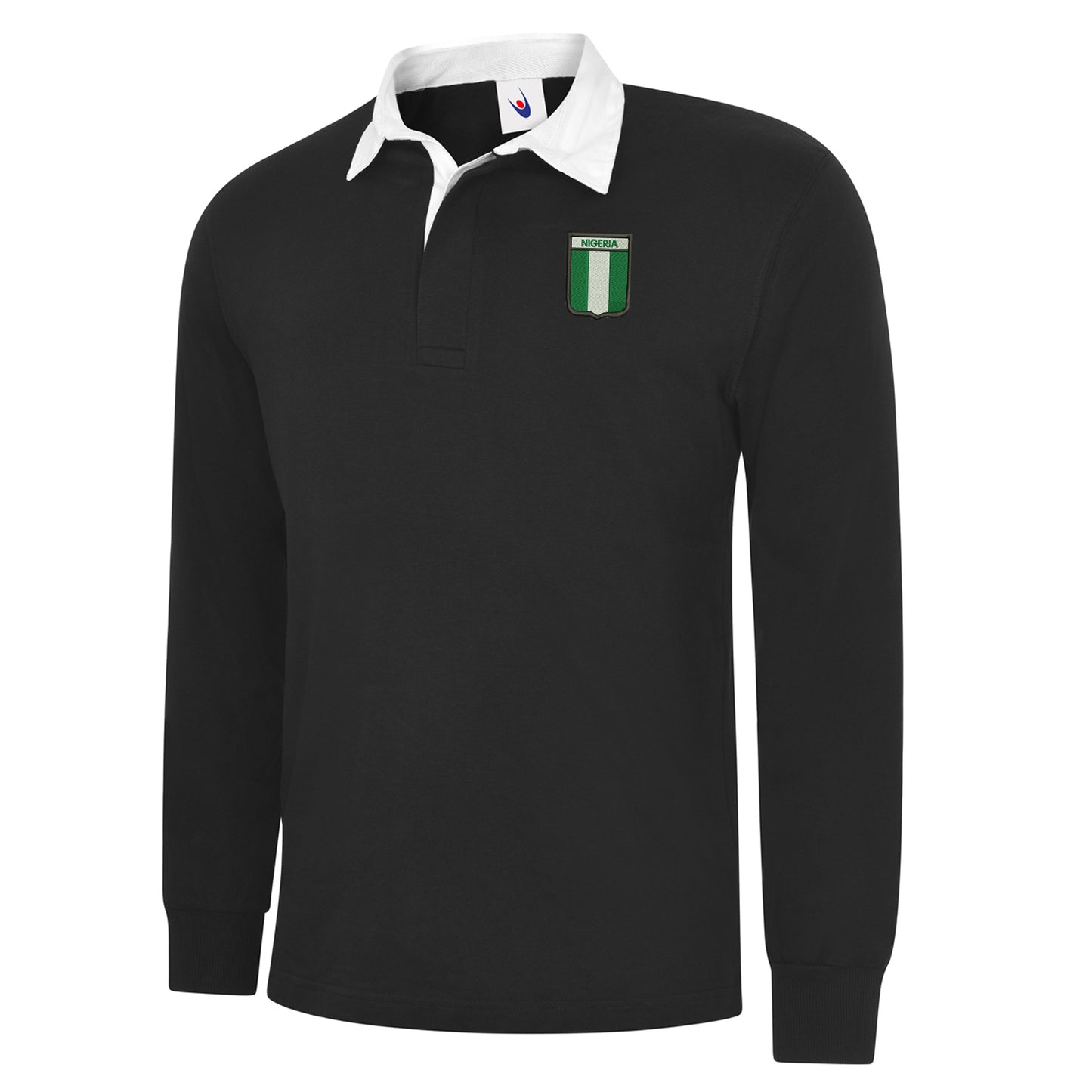 Flag of Nigeria Shield Rugby Shirt