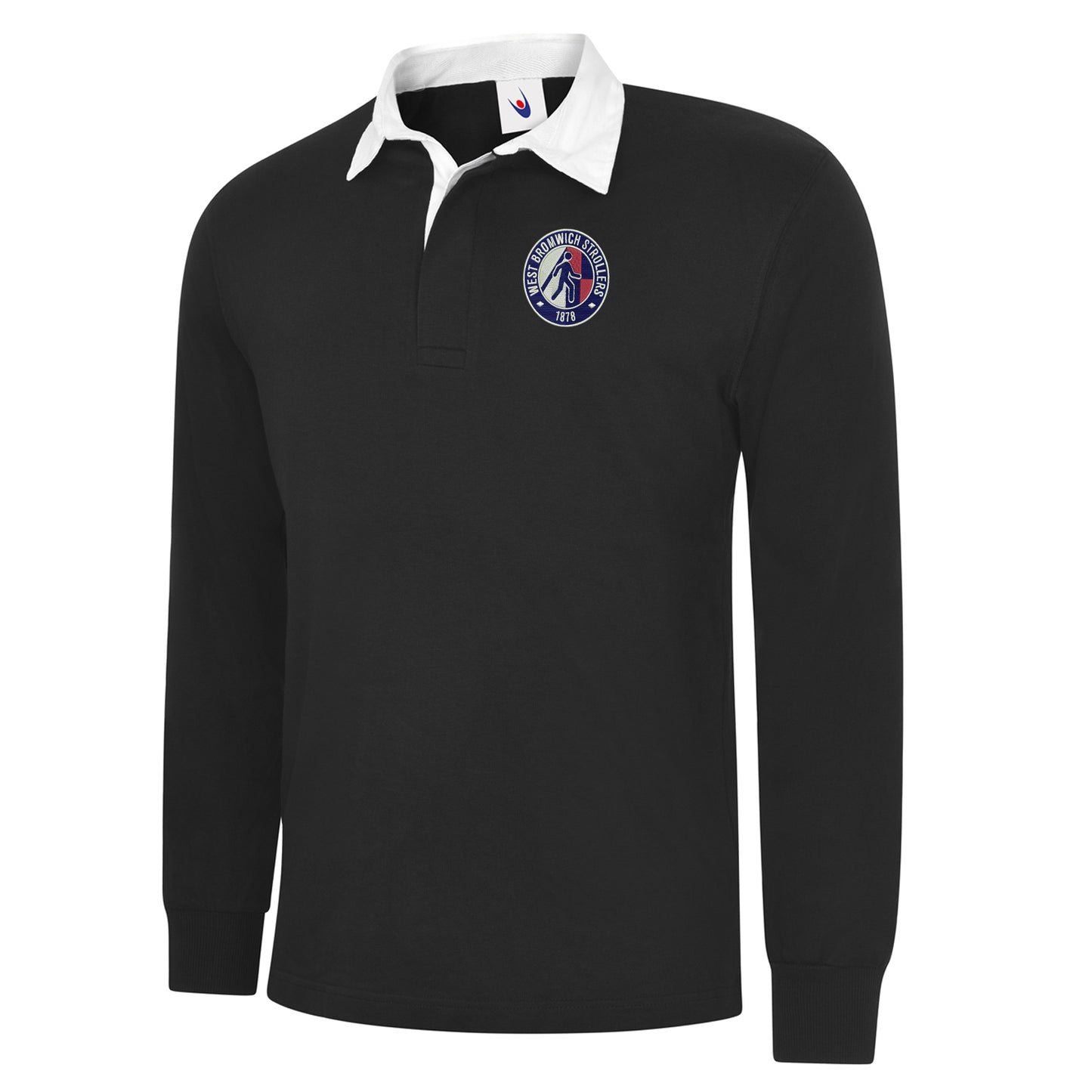 Retro West Brom Strollers Embroidered Classic Rugby Shirt