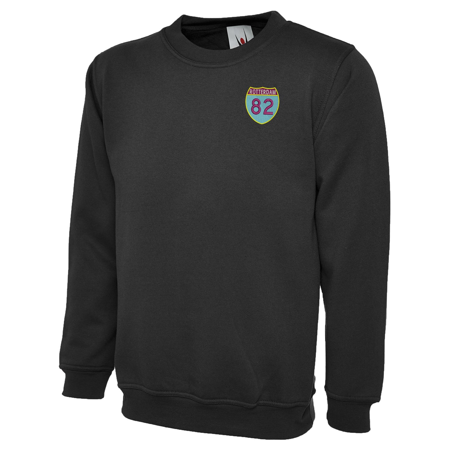 Retro Rotterdam 82 Embroidered Classic Sweatshirt