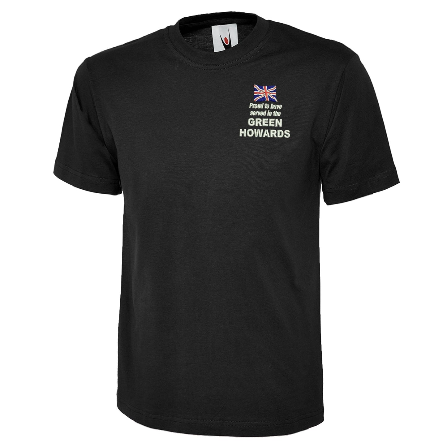 Proud to Have Served in The Green Howards Embroidered Classic T-Shirt
