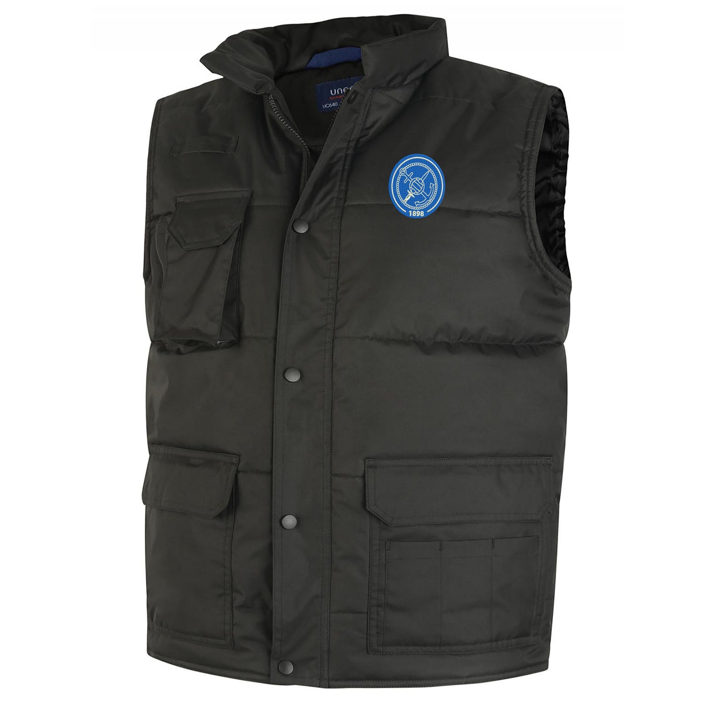 Retro Portsmouth Football Bodywarmer