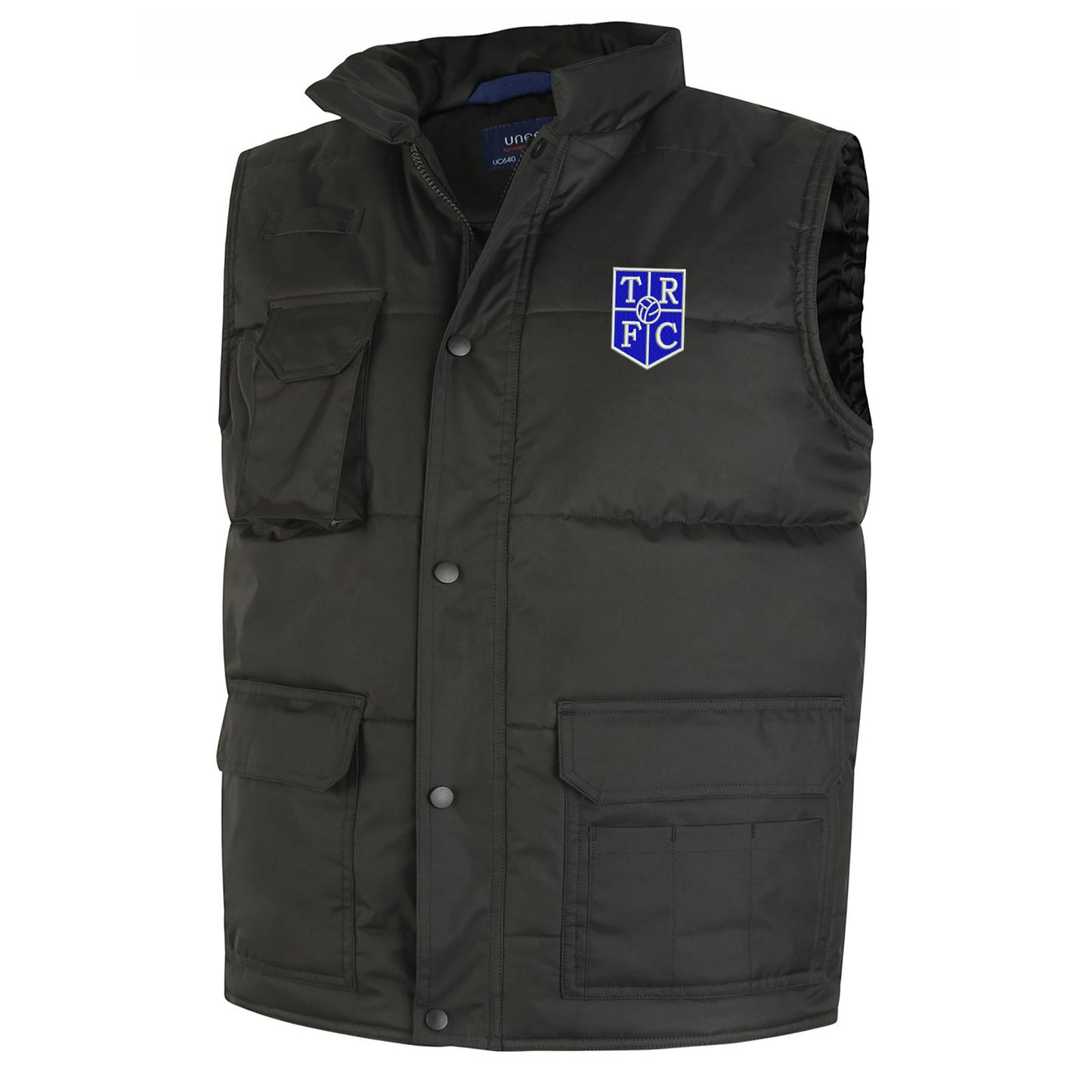Retro Tranmere 1983 Embroidered Super Pro Body Warmer