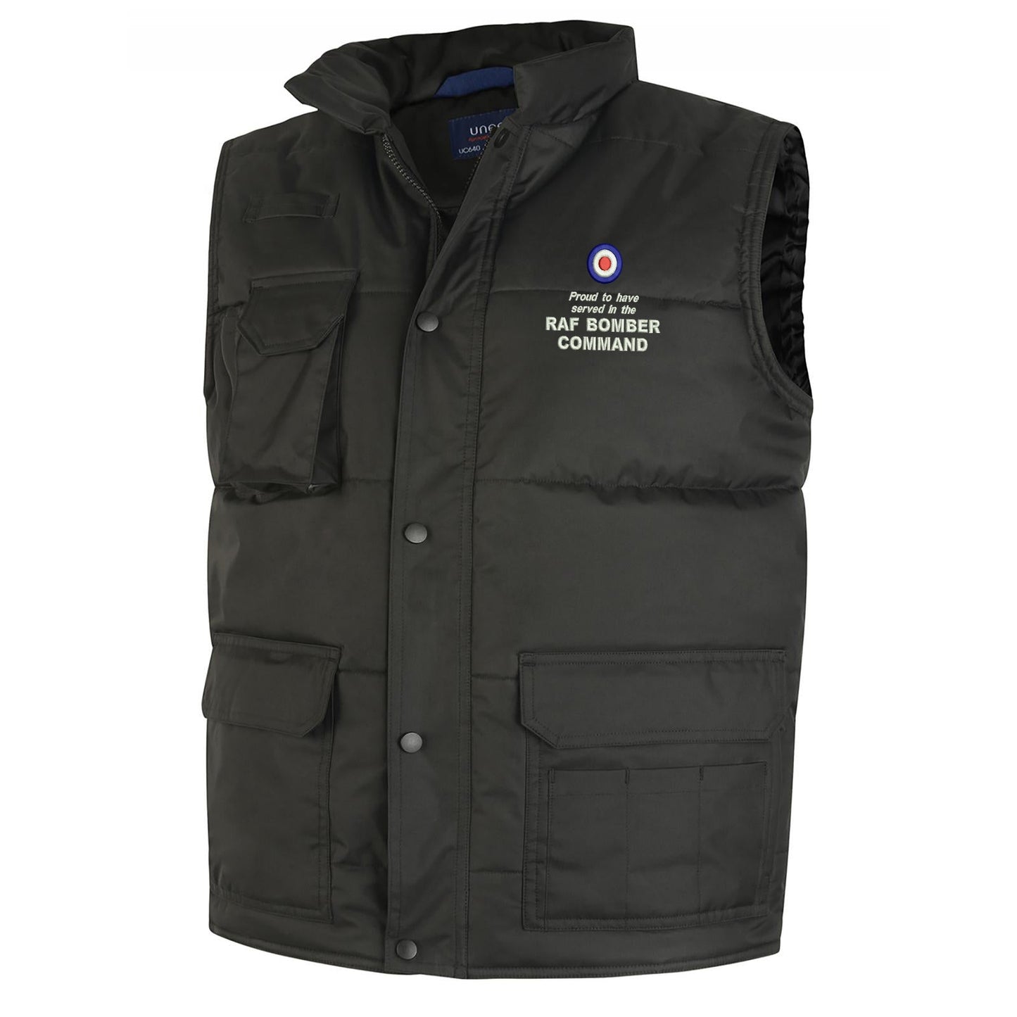 Proud to Have Served in The RAF Bomber Command Embroidered Super Pro Body Warmer