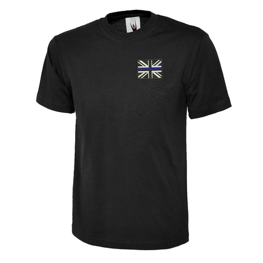 Thin Blue Line Union Jack Embroidered Children's T-Shirt