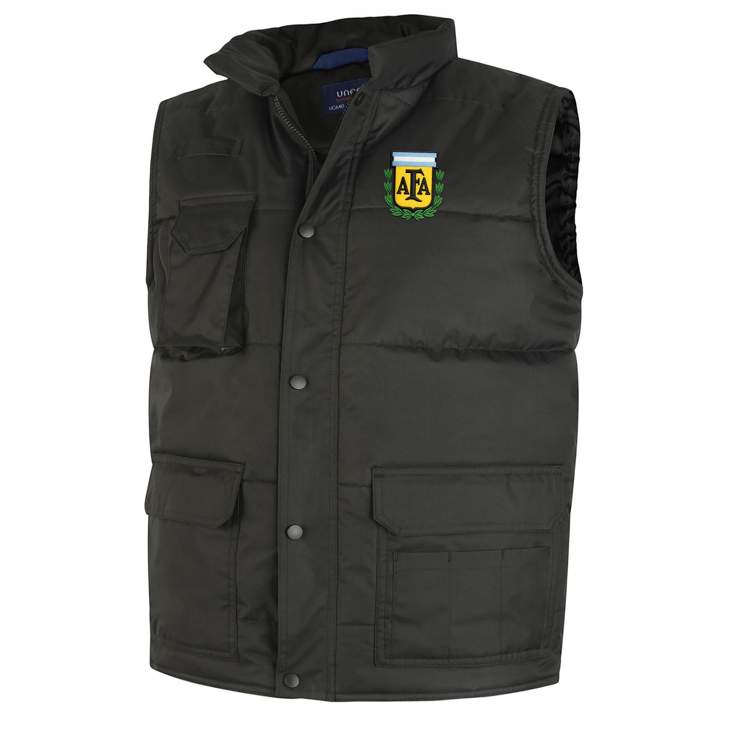 Old School Argentina Football Bodywarmer