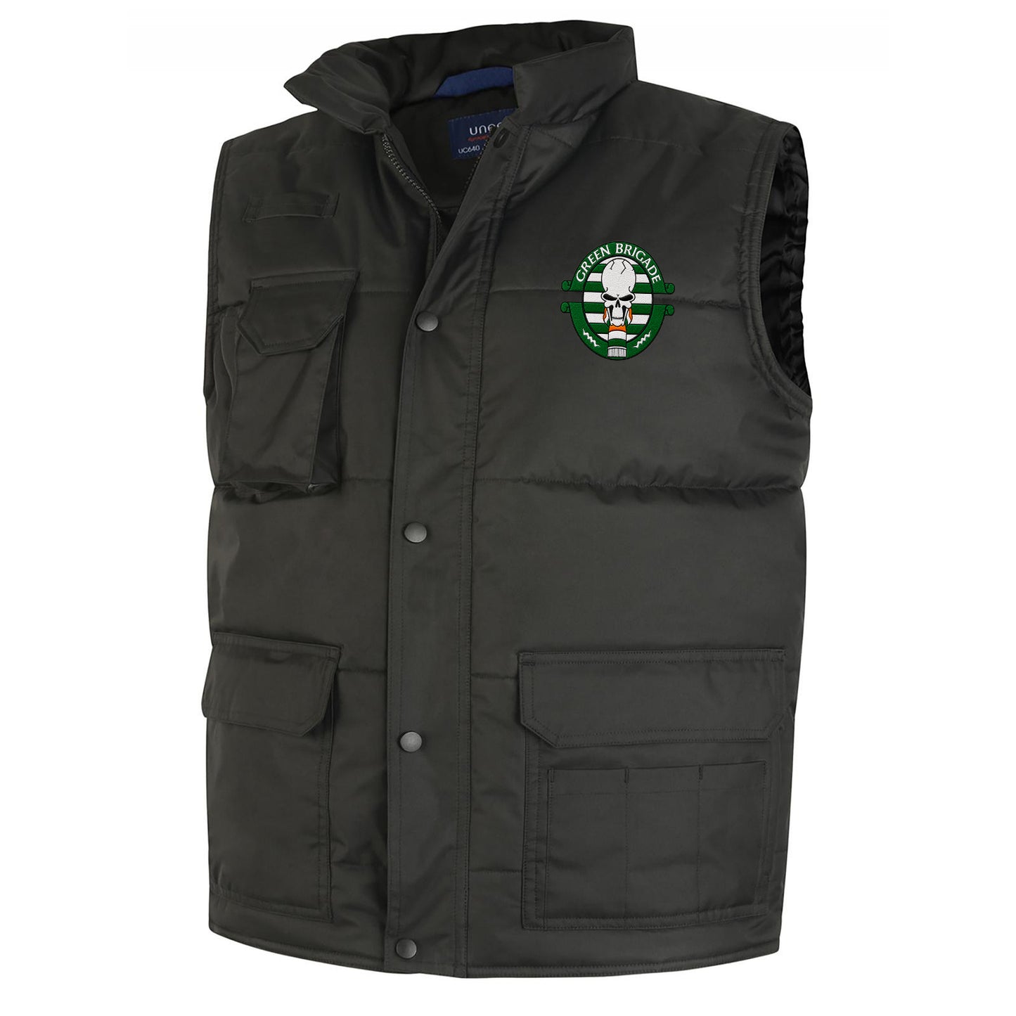 Green Brigade Celtic Football Bodywarmer
