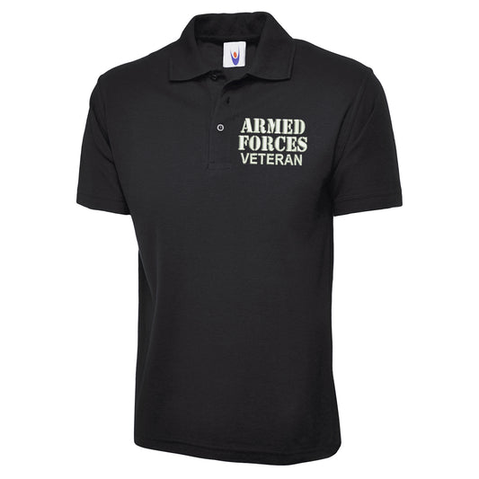 Armed Forces Veteran Polo Shirt for Sale UK