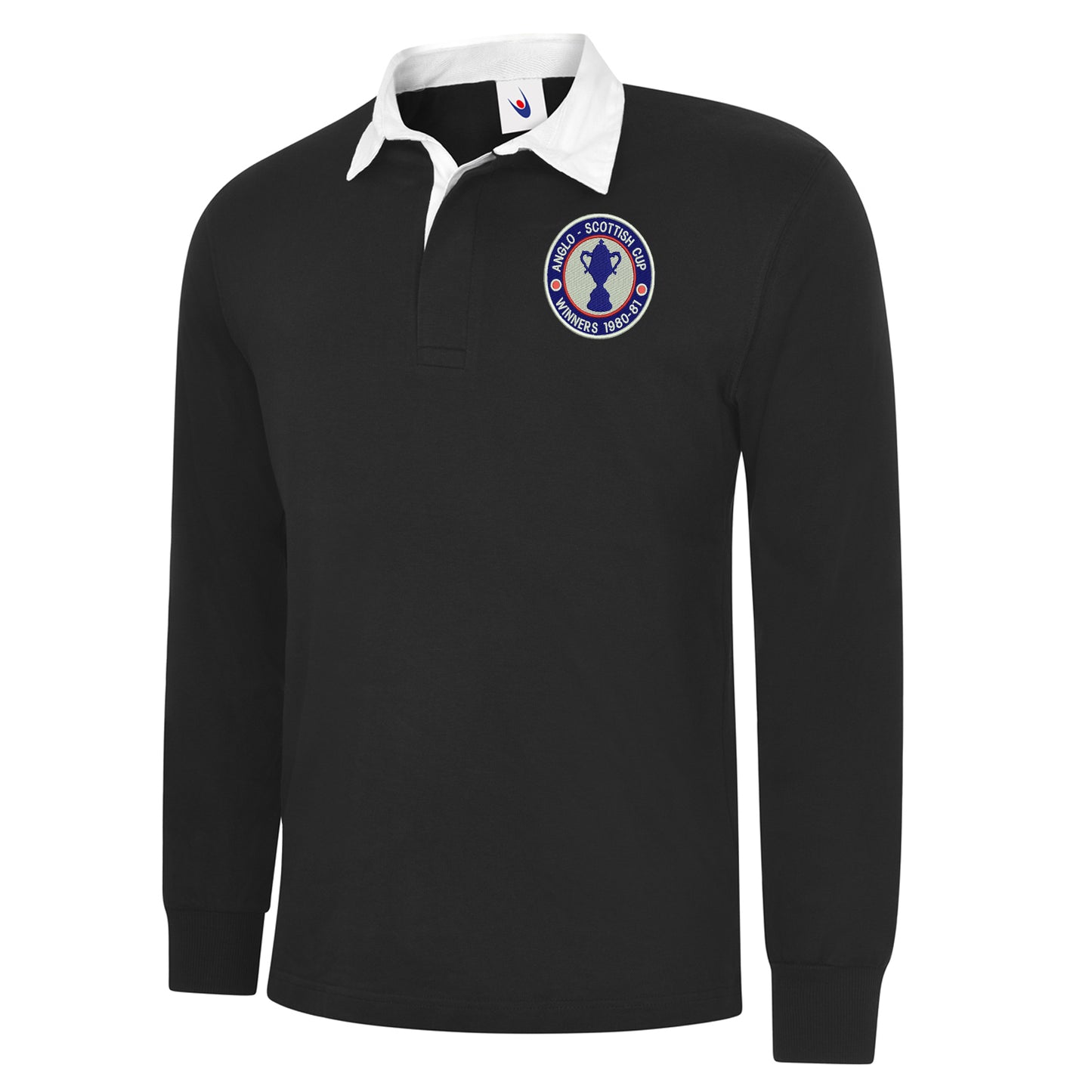 Retro Chesterfield Anglo-Scottish Cup Winners 1981 Embroidered Classic Rugby Shirt