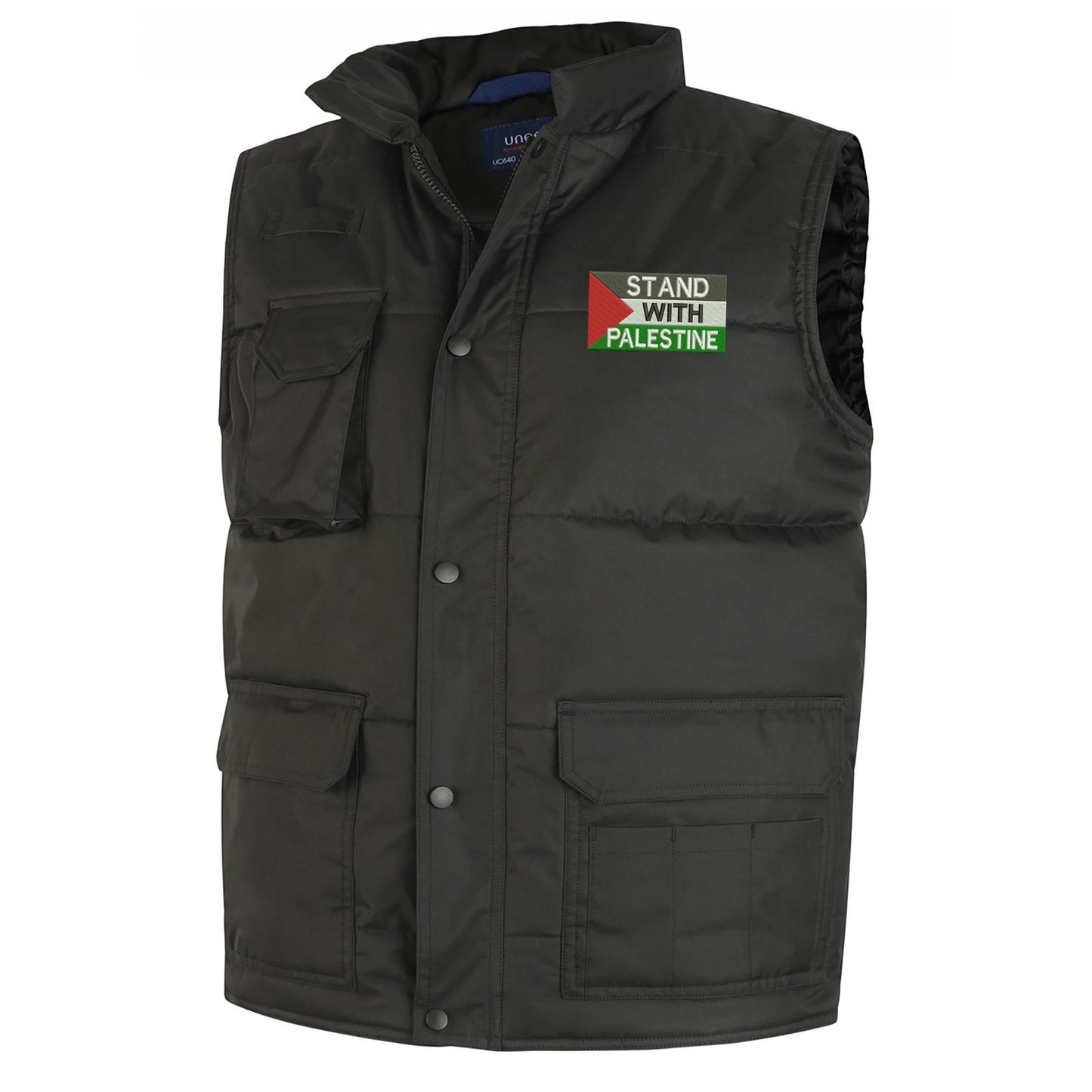 Palestine Body Warmer Mens