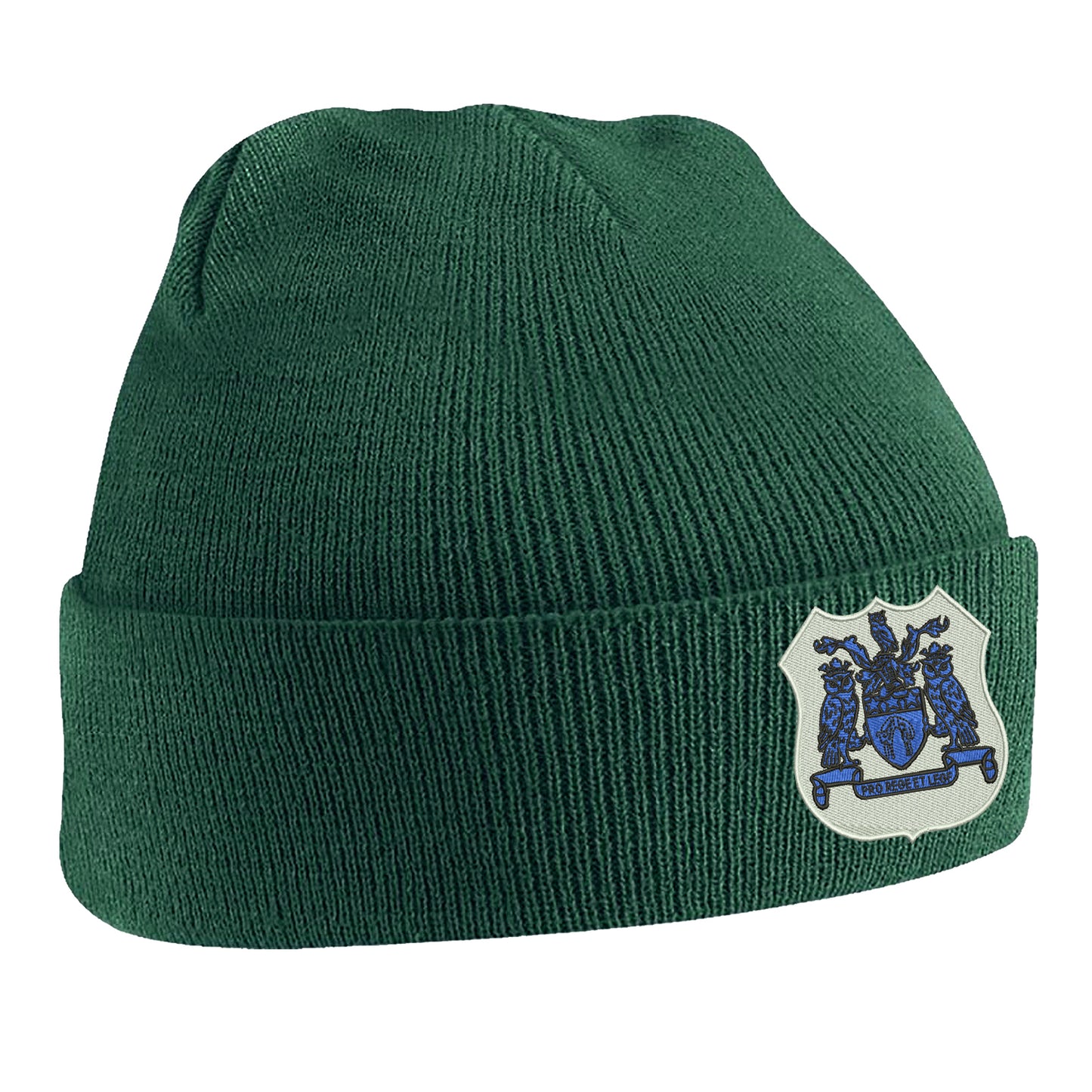 Retro Leeds 1950s Embroidered Beanie Hat