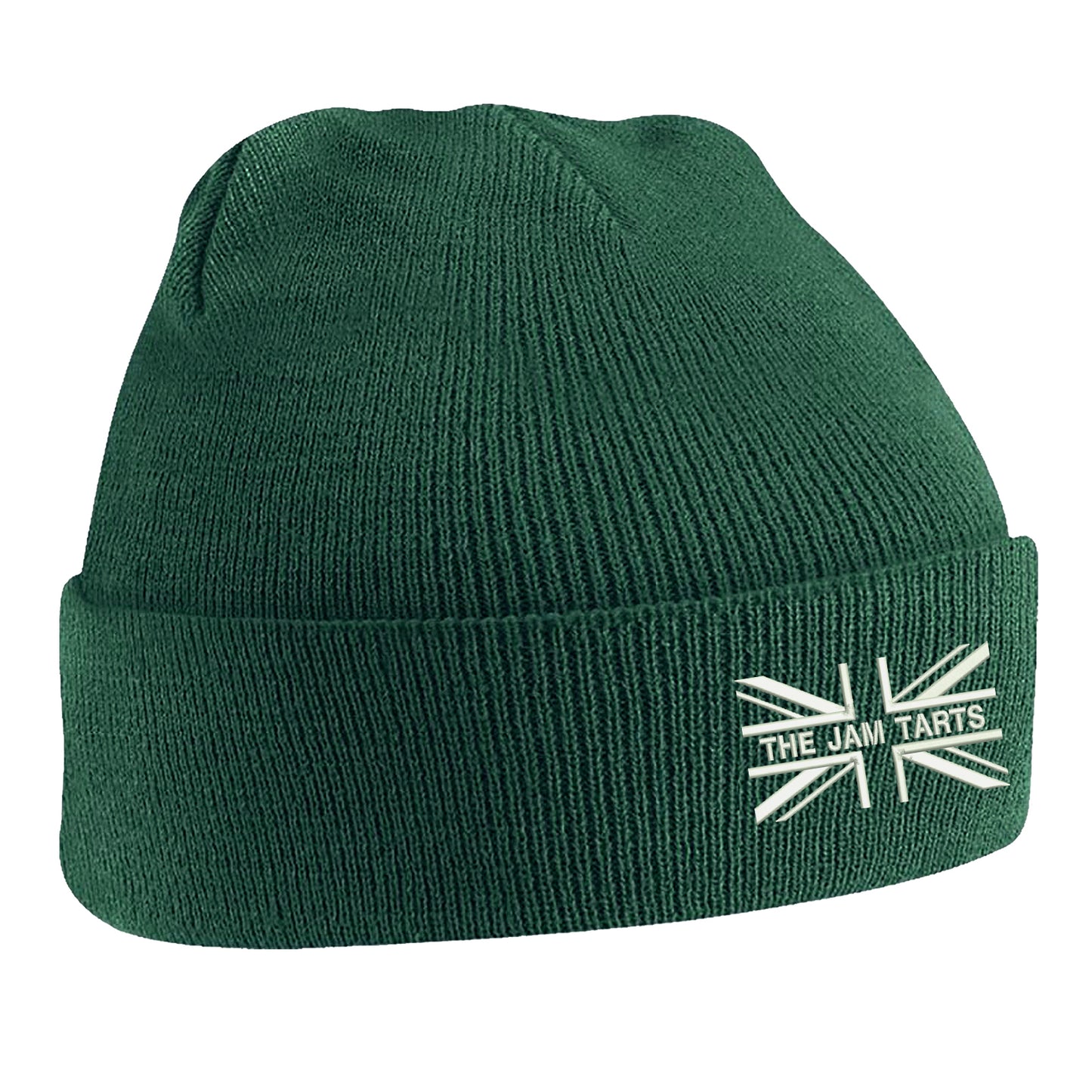 The Jam Tarts Union Jack Embroidered Beanie Hat