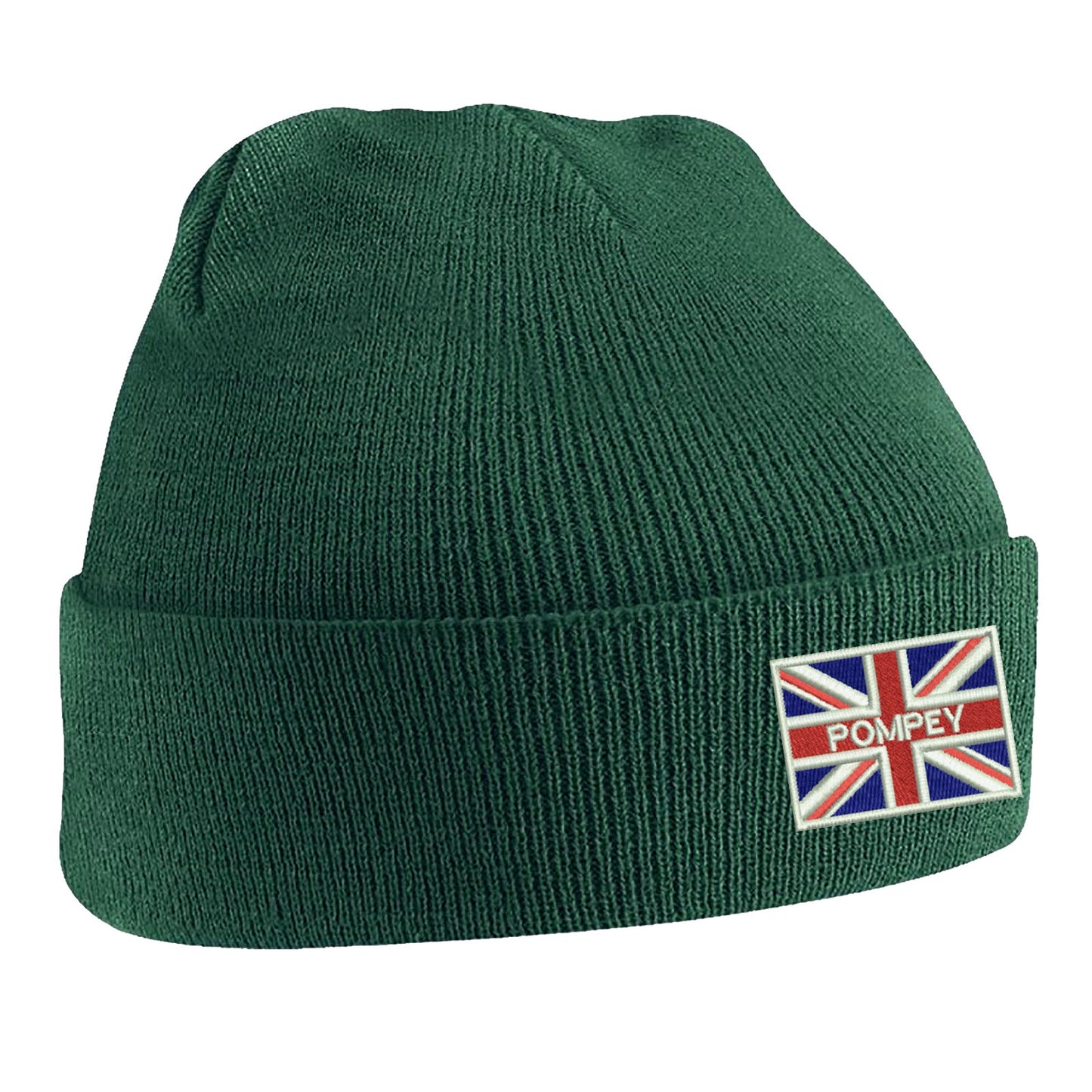 Pompey Coloured Union Jack Beanie Hat
