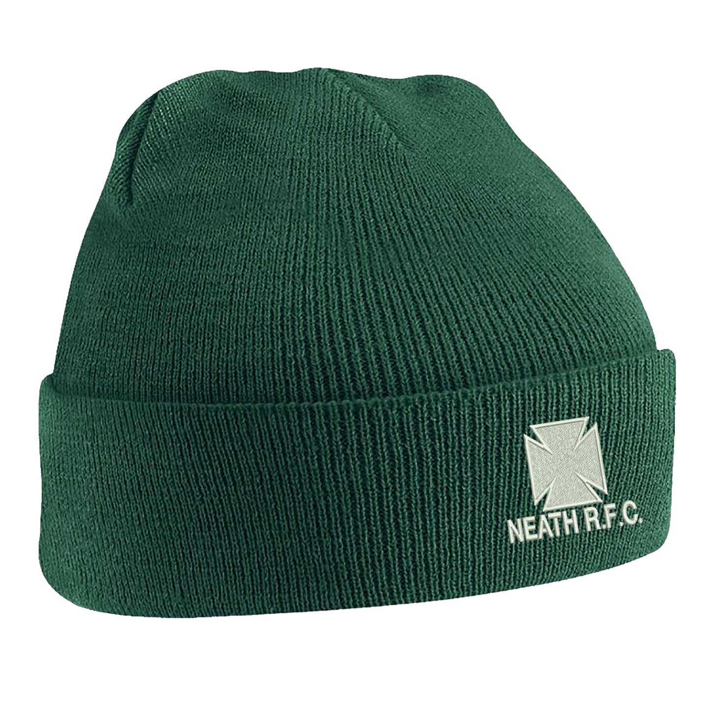Retro Neath RFC Embroidered Beanie Hat