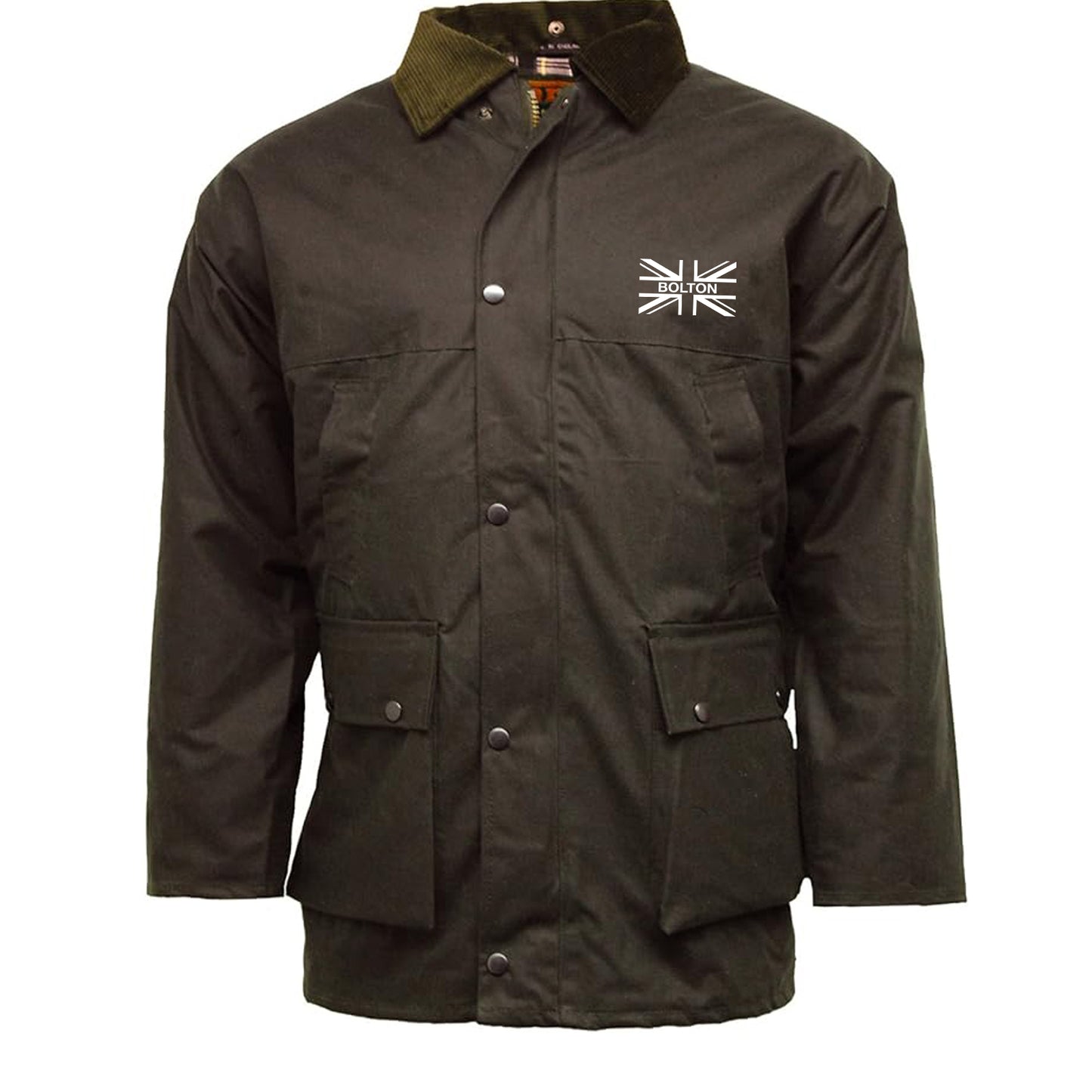 Bolton Union Jack Wax Jacket