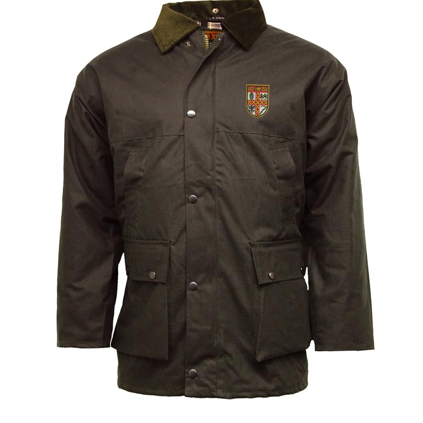 Retro Stoke 1953 Embroidered Padded Wax Jacket