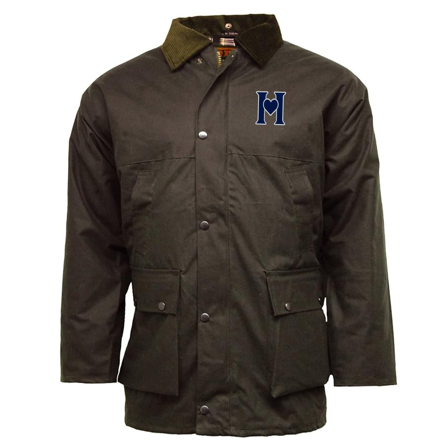Retro Old School Hearts Football Coat