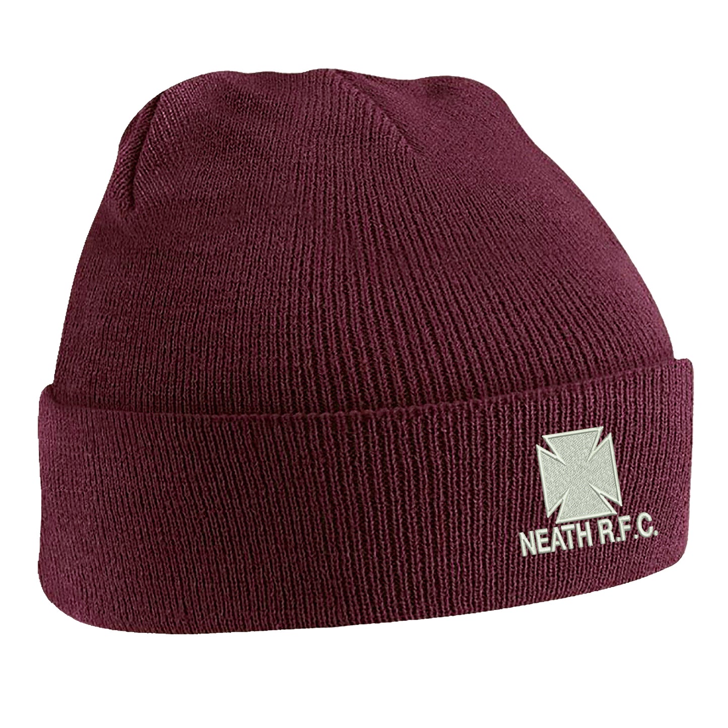 Retro Neath RFC Embroidered Beanie Hat