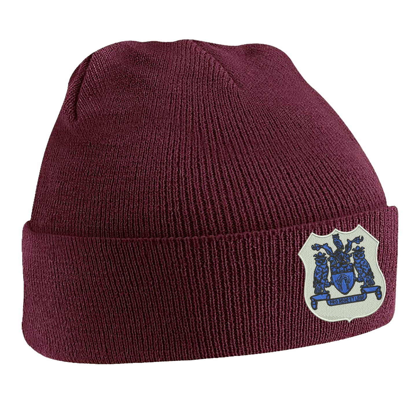 Retro Leeds 1950s Embroidered Beanie Hat