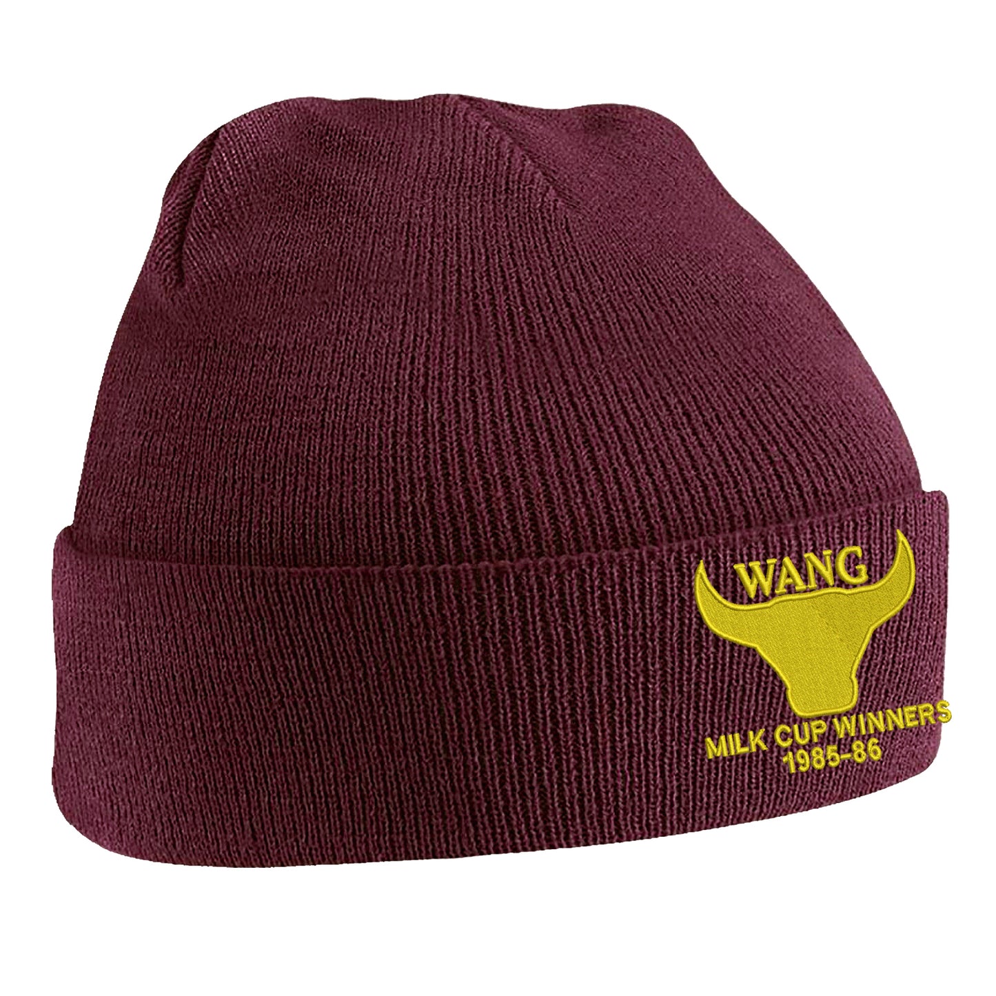 Retro Oxford Milk Cup Winners 1985-86 Embroidered Beanie Hat