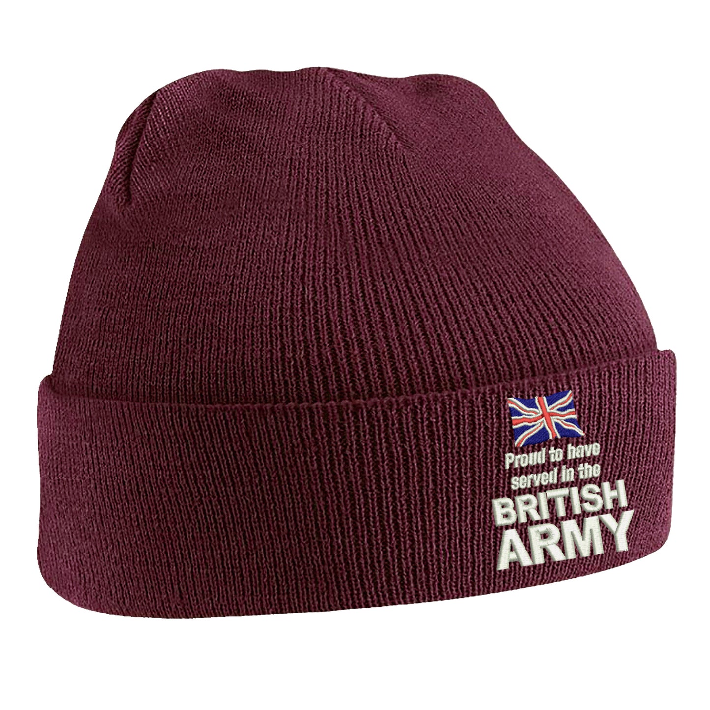 Proud to Have Served in The British Army Beanie Hat
