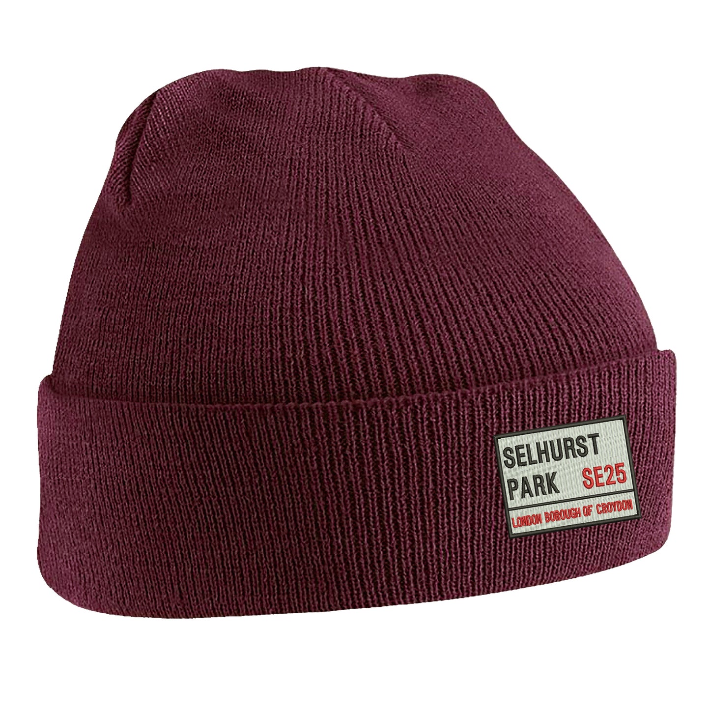 Selhurst Park SE25 Embroidered Beanie Hat
