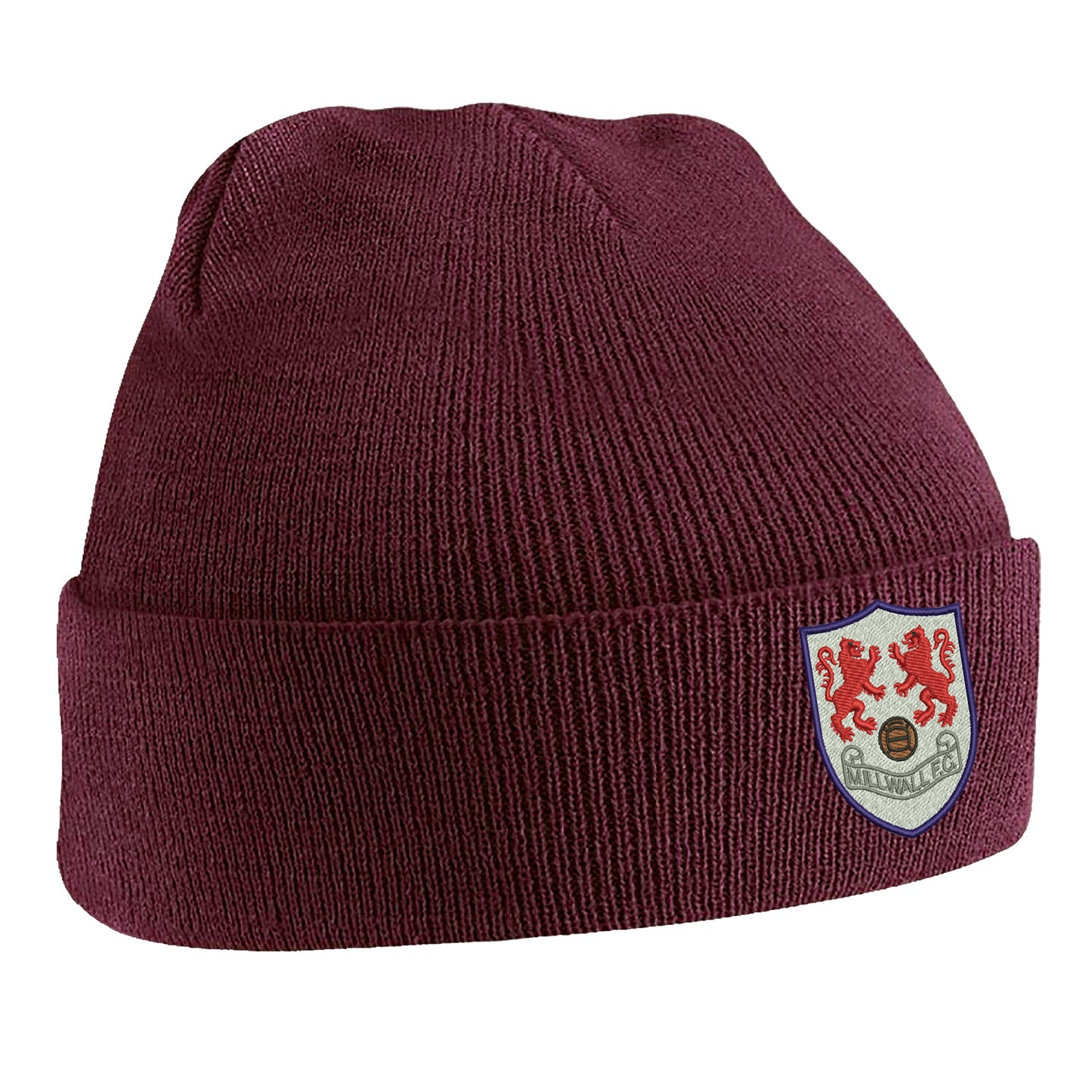 Retro Millwall 1956 Embroidered Beanie Hat