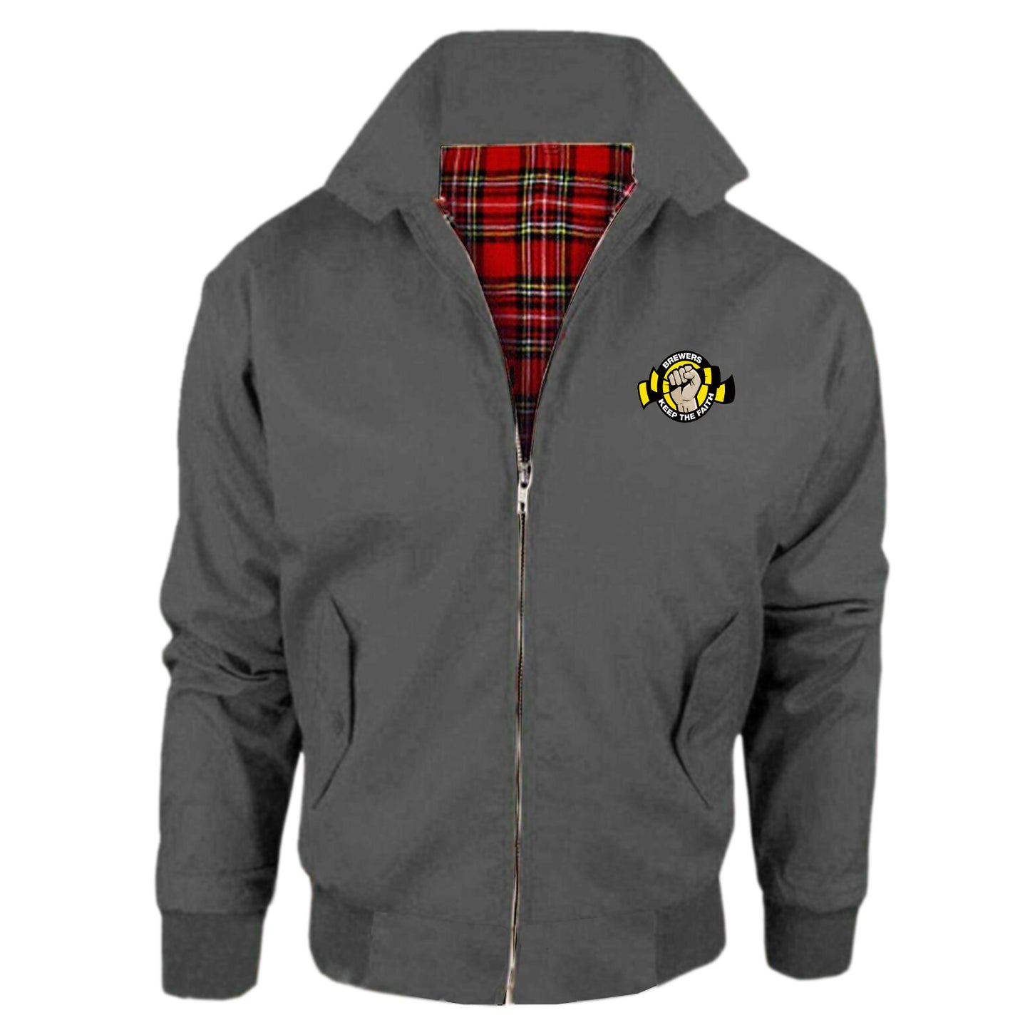 Milwaukee Brewers Embroidered Harrington Jacket