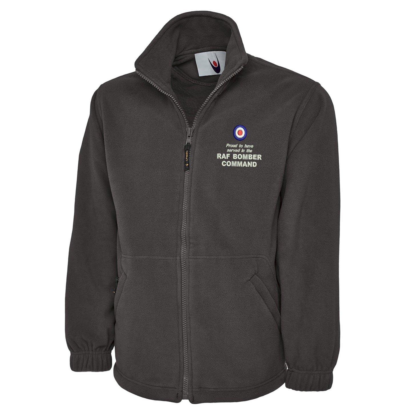 Proud to Have Served in The RAF Bomber Command Embroidered Premium Fleece
