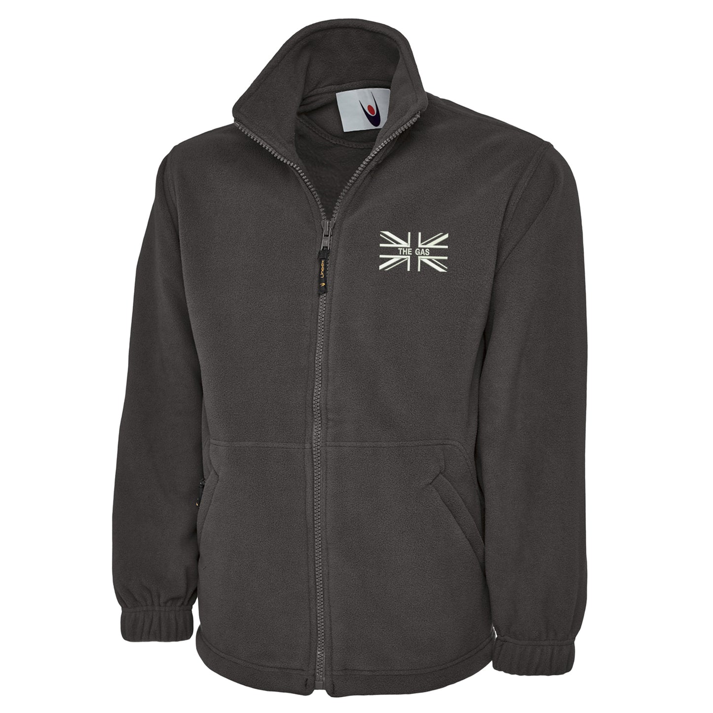 The Gas Union Jack Embroidered Premium Fleece Jacket