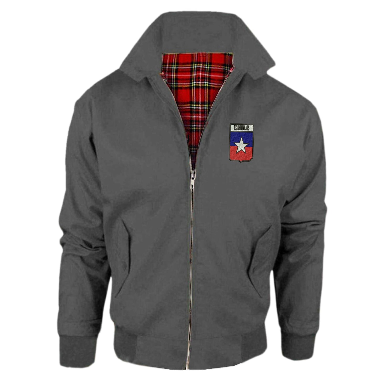 Retro Chile Rugby 1953 Embroidered Classic Harrington Jacket