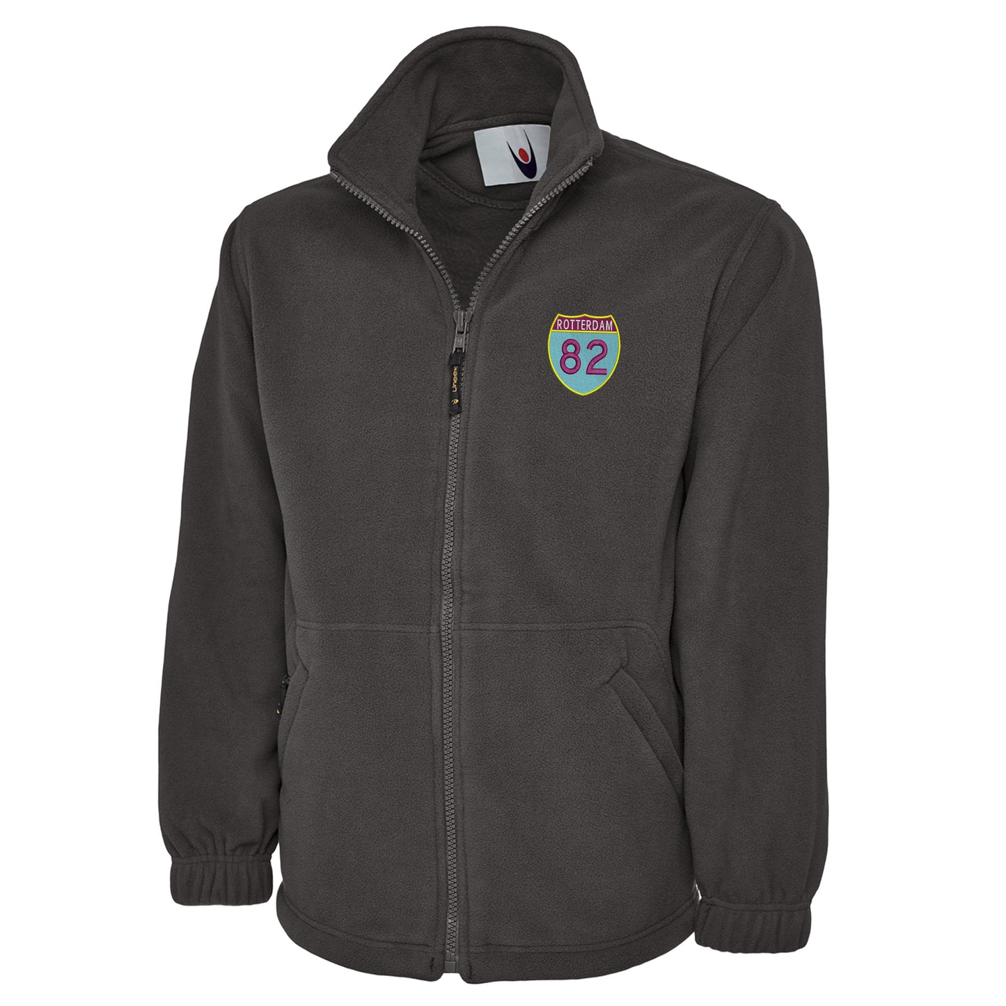 Retro Rotterdam 82 Embroidered Premium Fleece