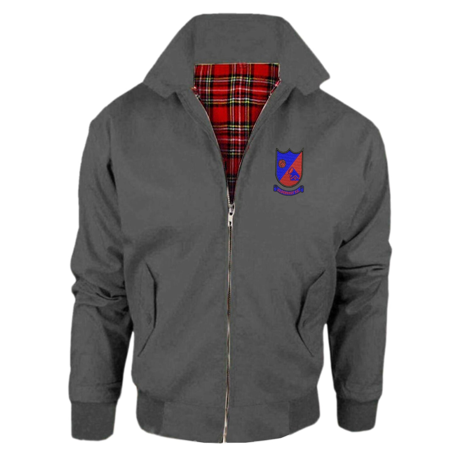 Retro Aldershot 1972 Embroidered Classic Harrington Jacket