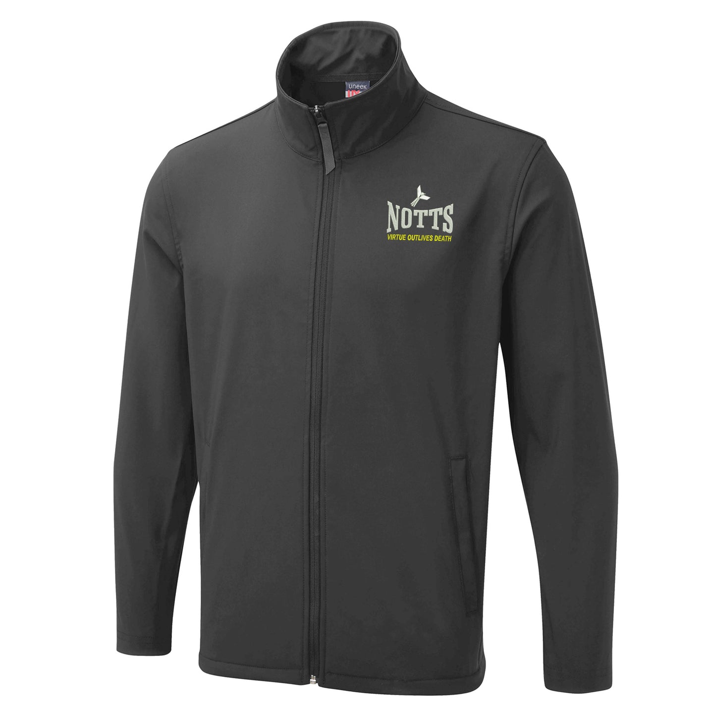 Notts County Football Soft Shall Jacket