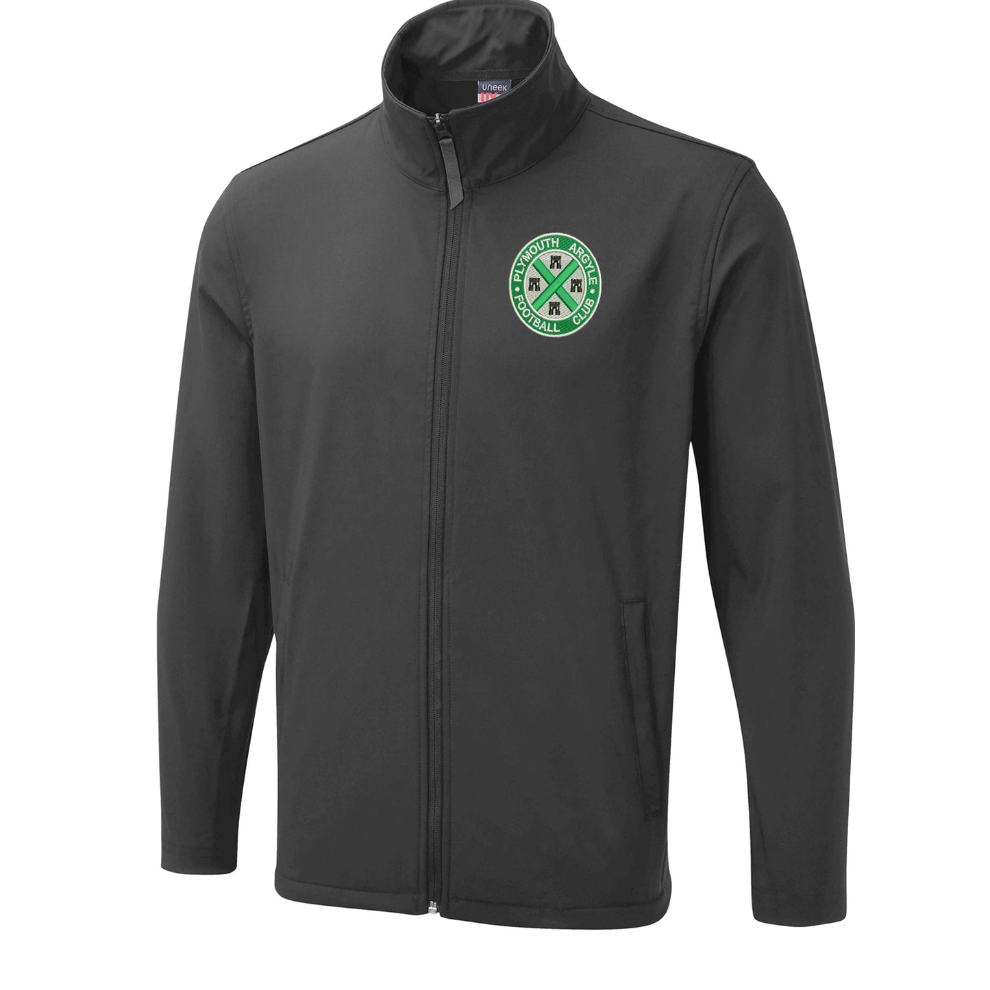 Retro Plymouth 1911 Embroidered Lightweight Soft Shell Jacket