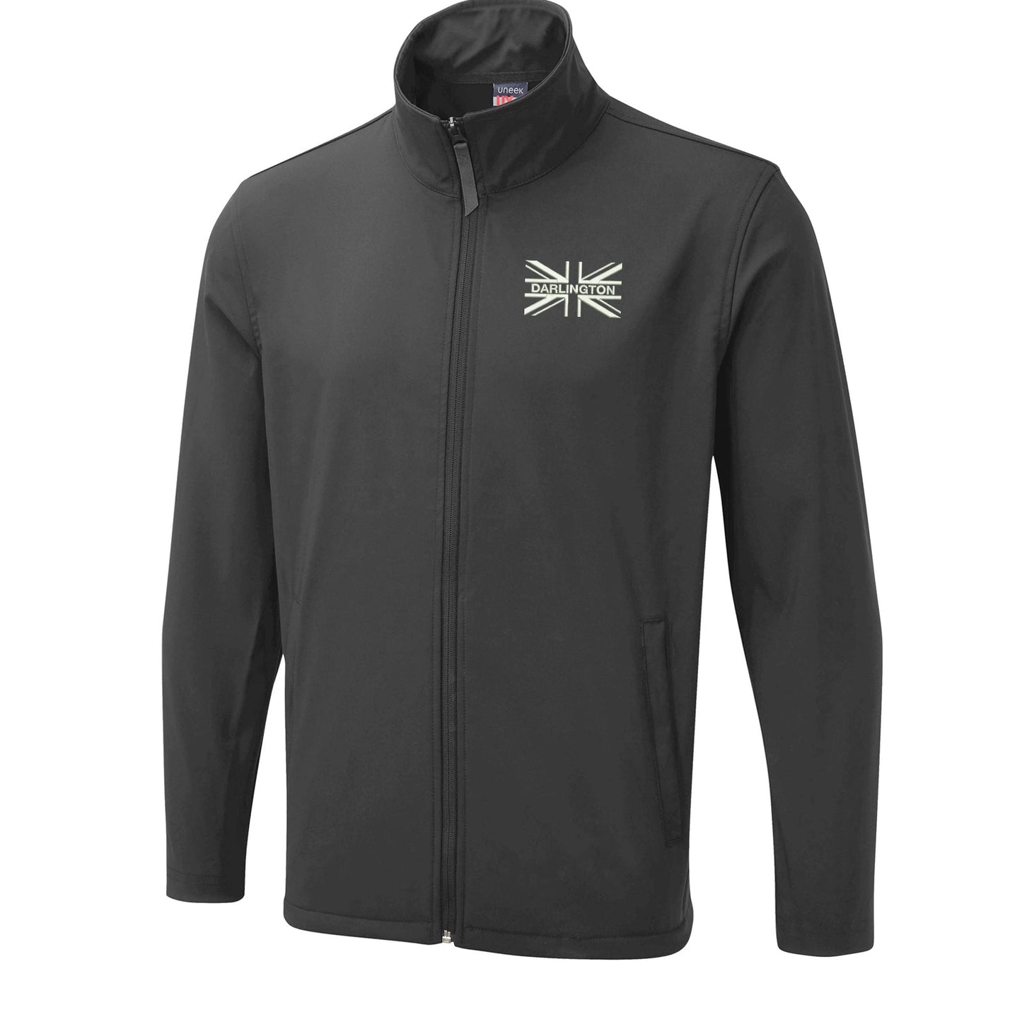 Darlington Union Jack Embroidered Lightweight Soft Shell Jacket