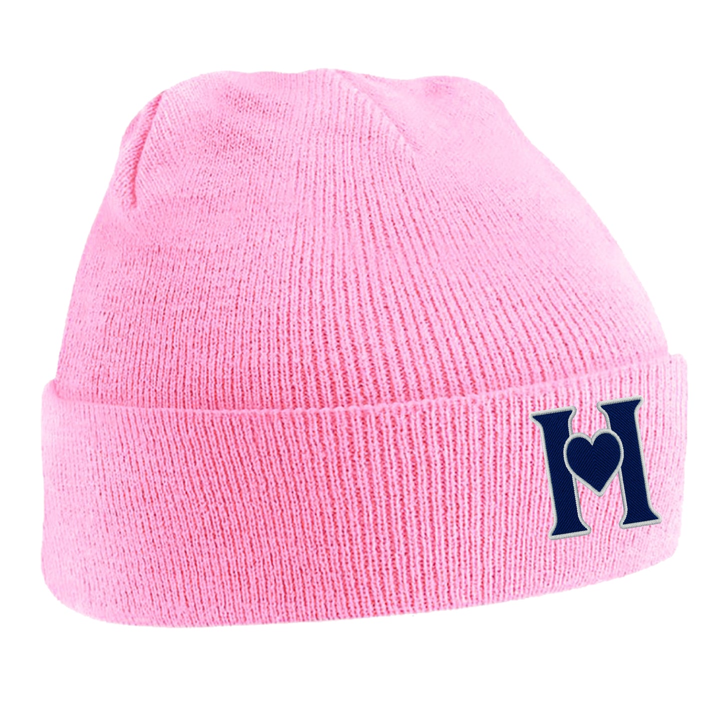 Retro Old School Hearts Football Beanie Hat